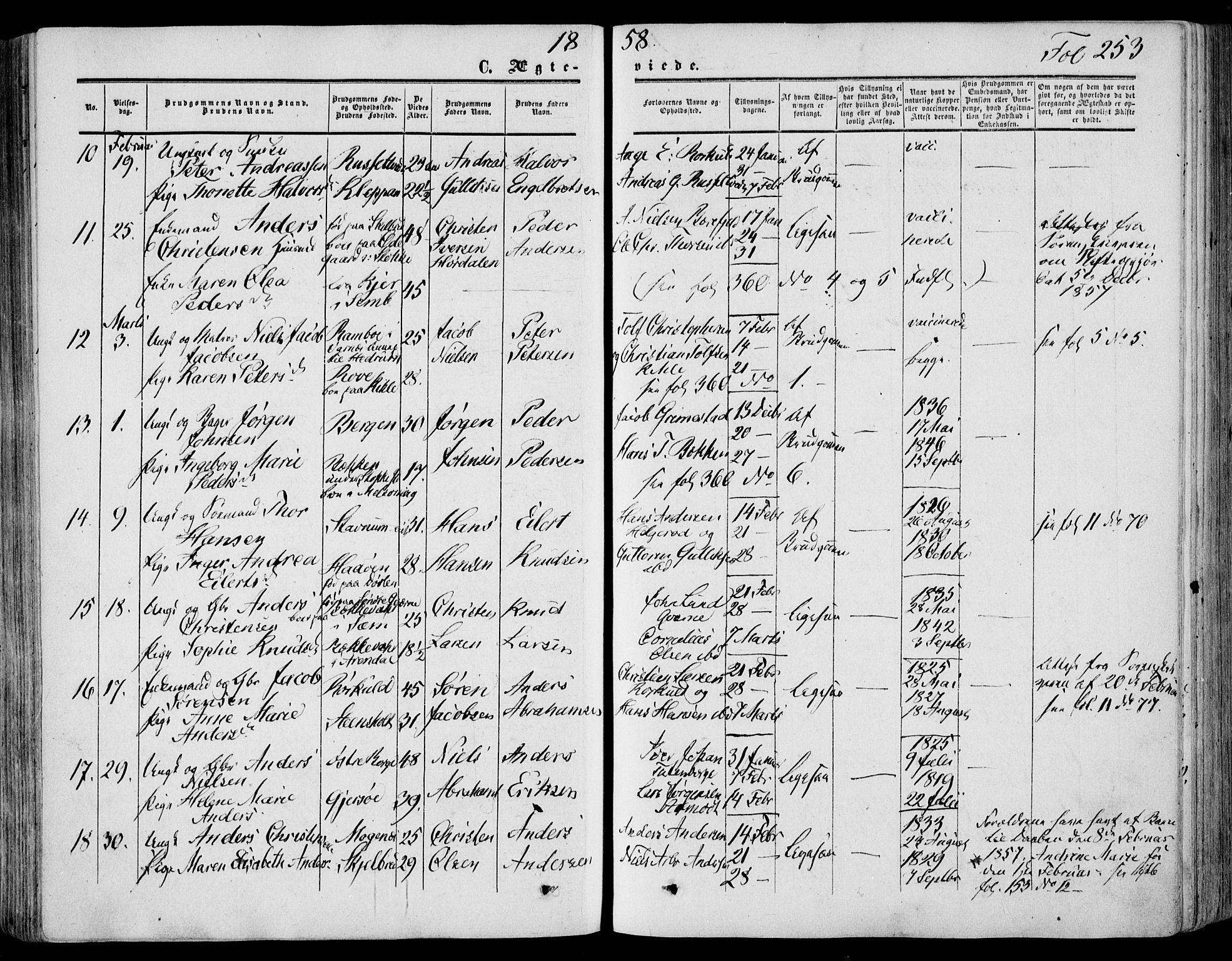 Stokke kirkebøker, SAKO/A-320/F/Fa/L0008: Parish register (official) no. I 8, 1858-1871, p. 253