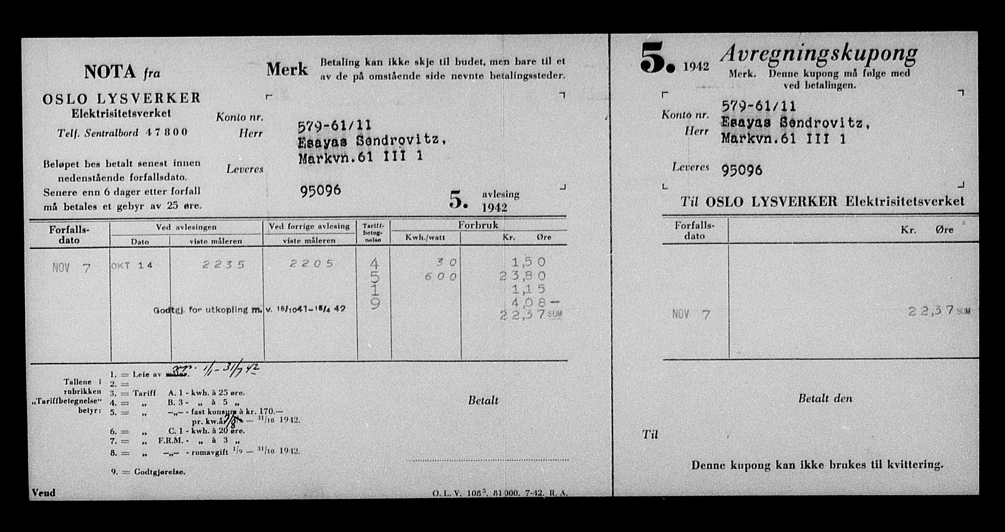 Justisdepartementet, Tilbakeføringskontoret for inndratte formuer, AV/RA-S-1564/H/Hc/Hcc/L0981: --, 1945-1947, p. 395