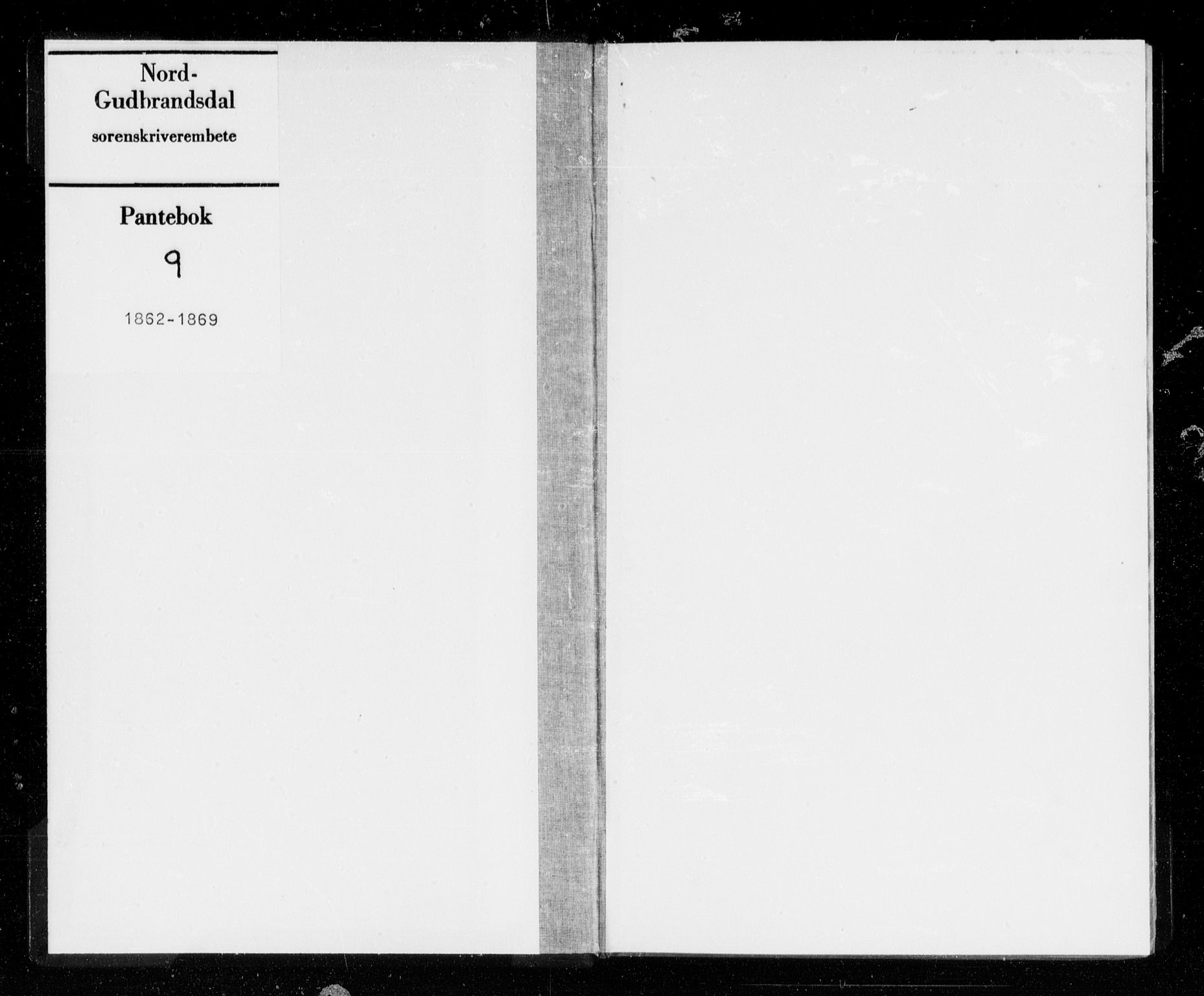 Nord-Gudbrandsdal tingrett, SAH/TING-002/H/Hb/Hba/L0009: Mortgage book no. 9, 1862-1869