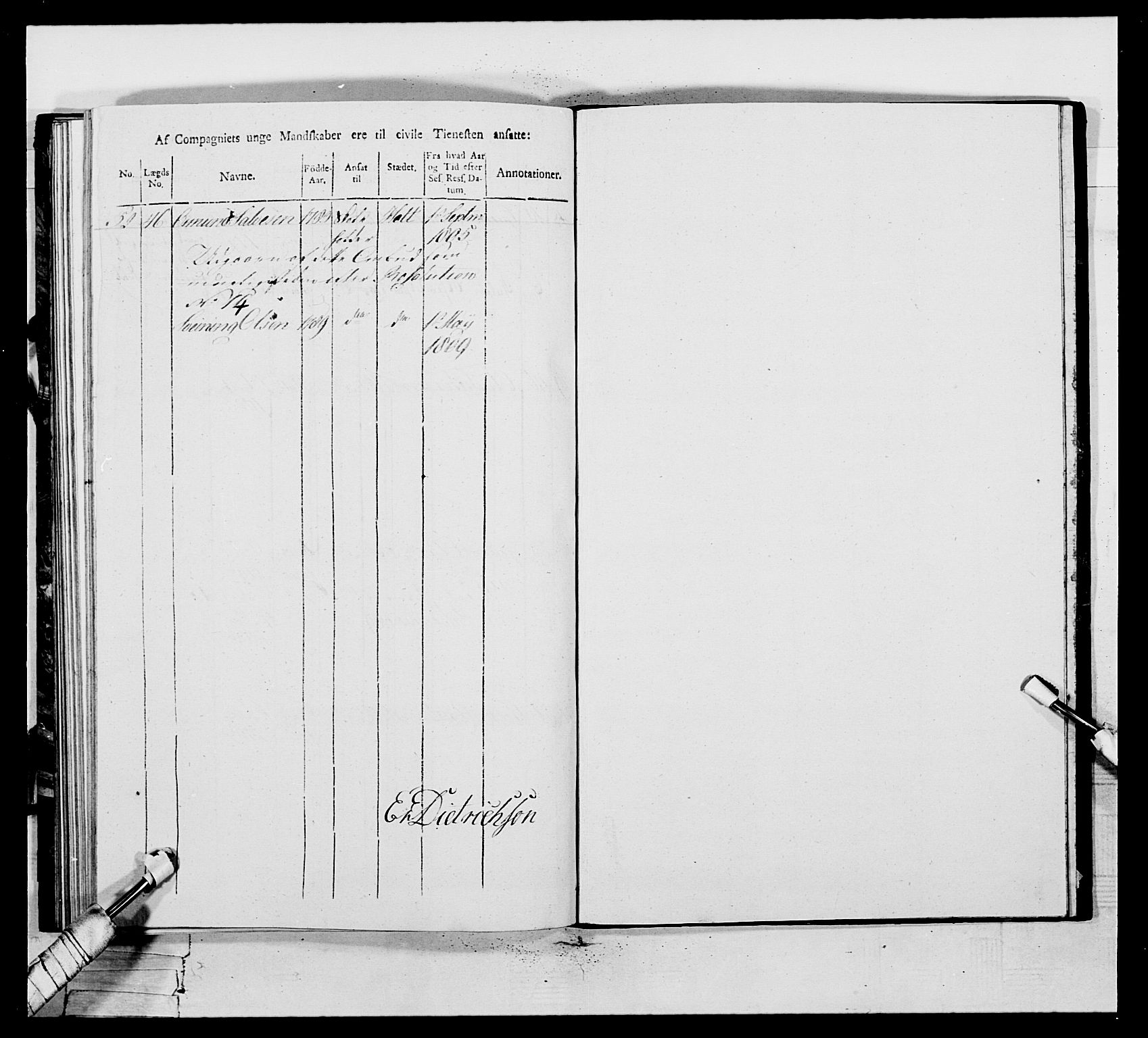 Generalitets- og kommissariatskollegiet, Det kongelige norske kommissariatskollegium, AV/RA-EA-5420/E/Eh/L0110: Vesterlenske nasjonale infanteriregiment, 1810, p. 423