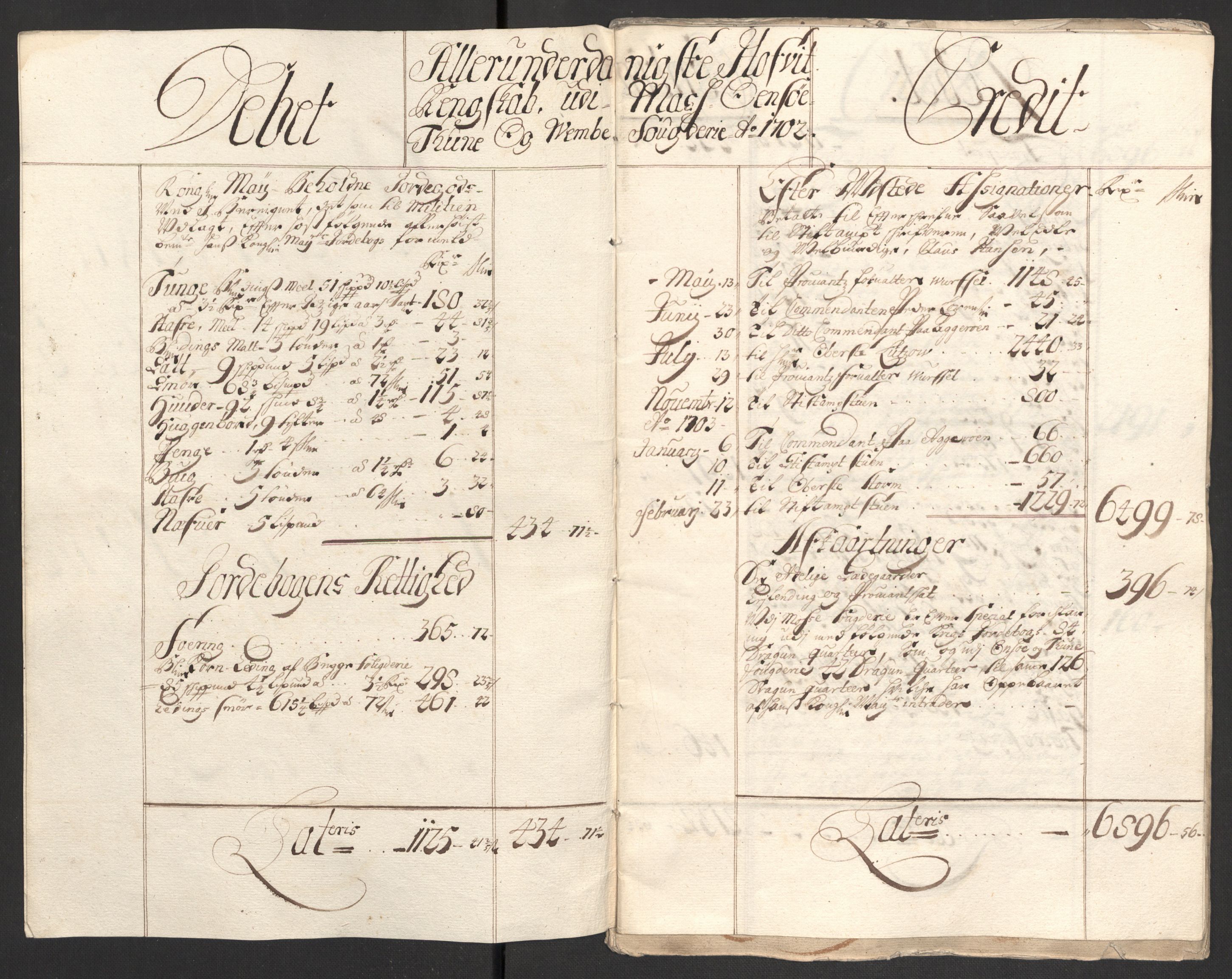 Rentekammeret inntil 1814, Reviderte regnskaper, Fogderegnskap, AV/RA-EA-4092/R04/L0131: Fogderegnskap Moss, Onsøy, Tune, Veme og Åbygge, 1702, p. 4