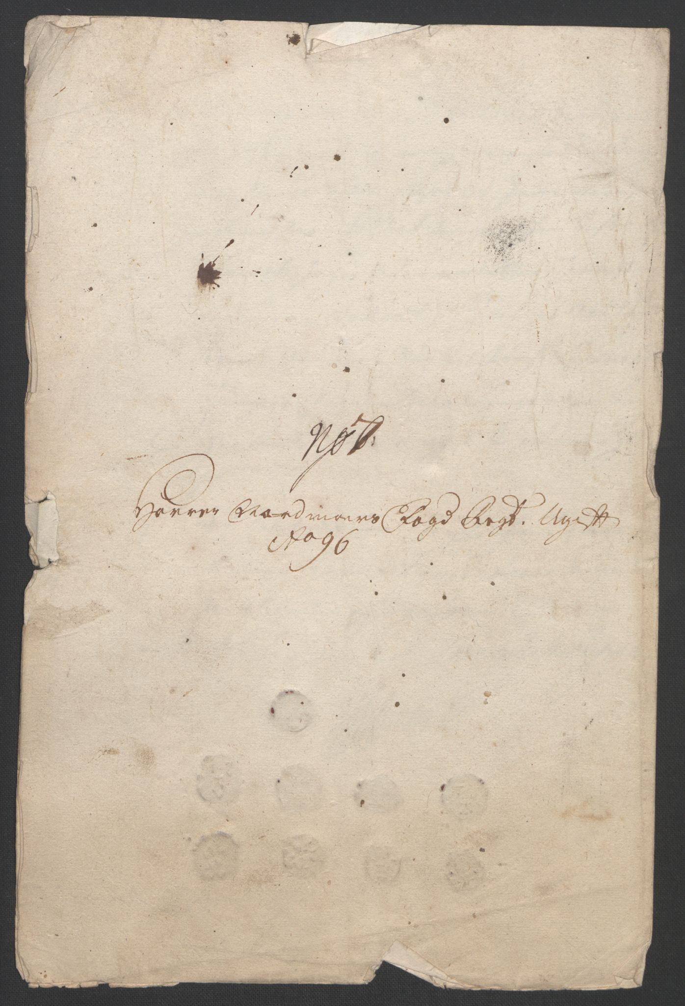 Rentekammeret inntil 1814, Reviderte regnskaper, Fogderegnskap, RA/EA-4092/R56/L3736: Fogderegnskap Nordmøre, 1694-1696, p. 472