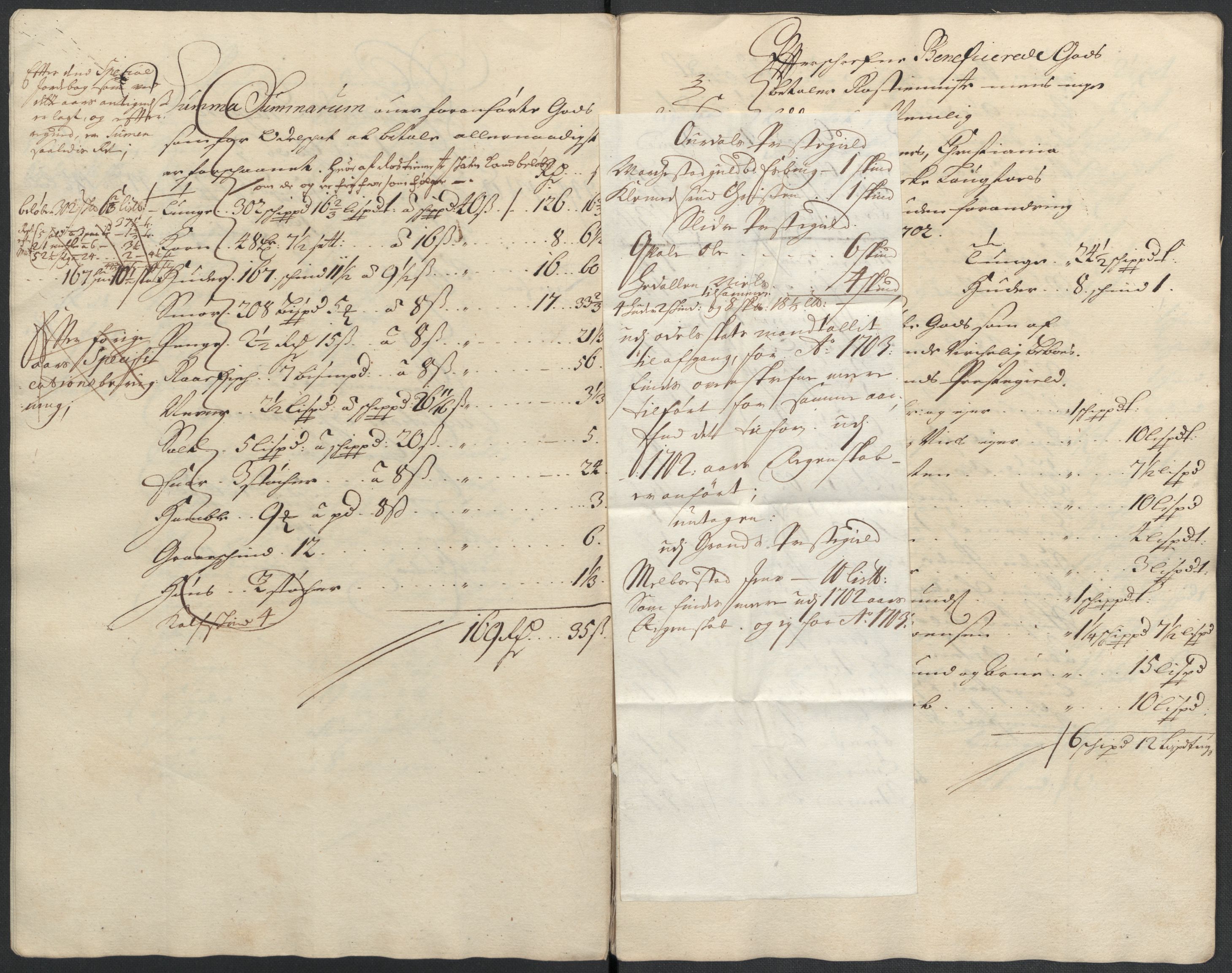 Rentekammeret inntil 1814, Reviderte regnskaper, Fogderegnskap, RA/EA-4092/R18/L1301: Fogderegnskap Hadeland, Toten og Valdres, 1703, p. 182