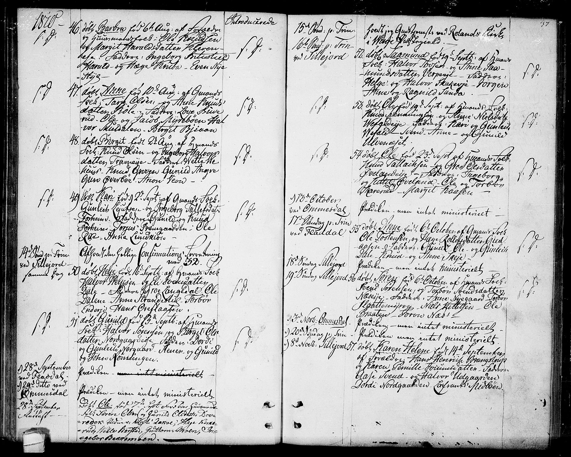 Seljord kirkebøker, AV/SAKO-A-20/F/Fa/L0009: Parish register (official) no. I 9, 1801-1814, p. 37