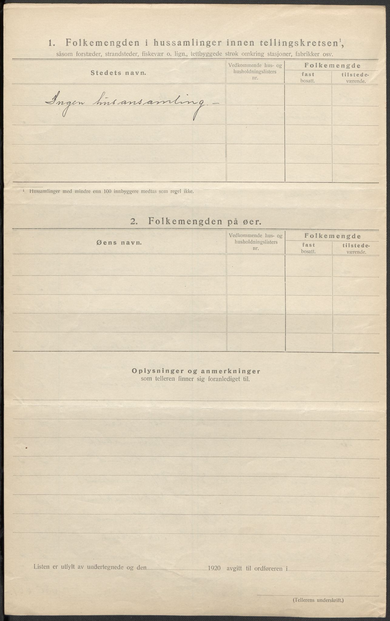 SAKO, 1920 census for Solum, 1920, p. 29