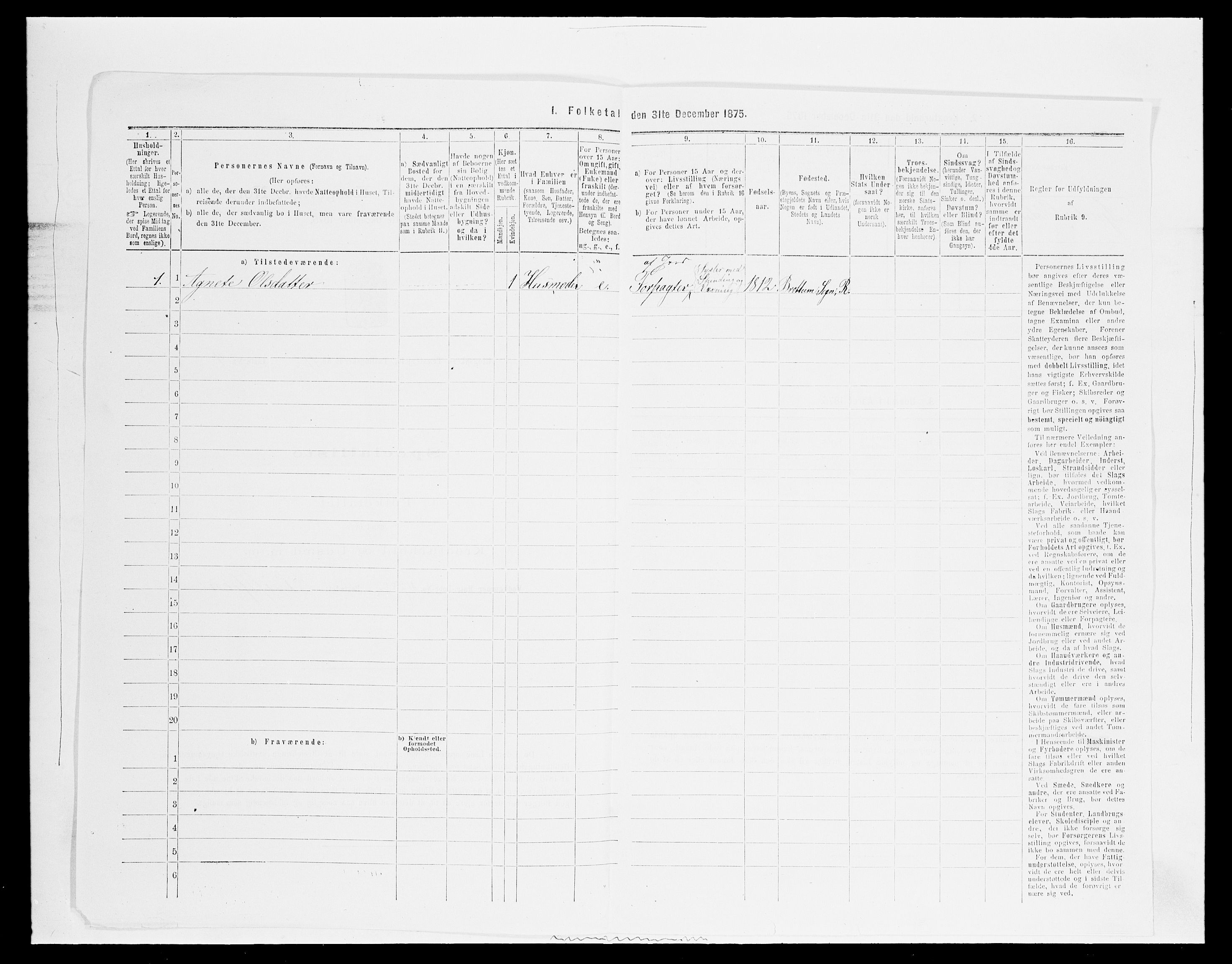 SAH, 1875 census for 0412P Ringsaker, 1875, p. 3742