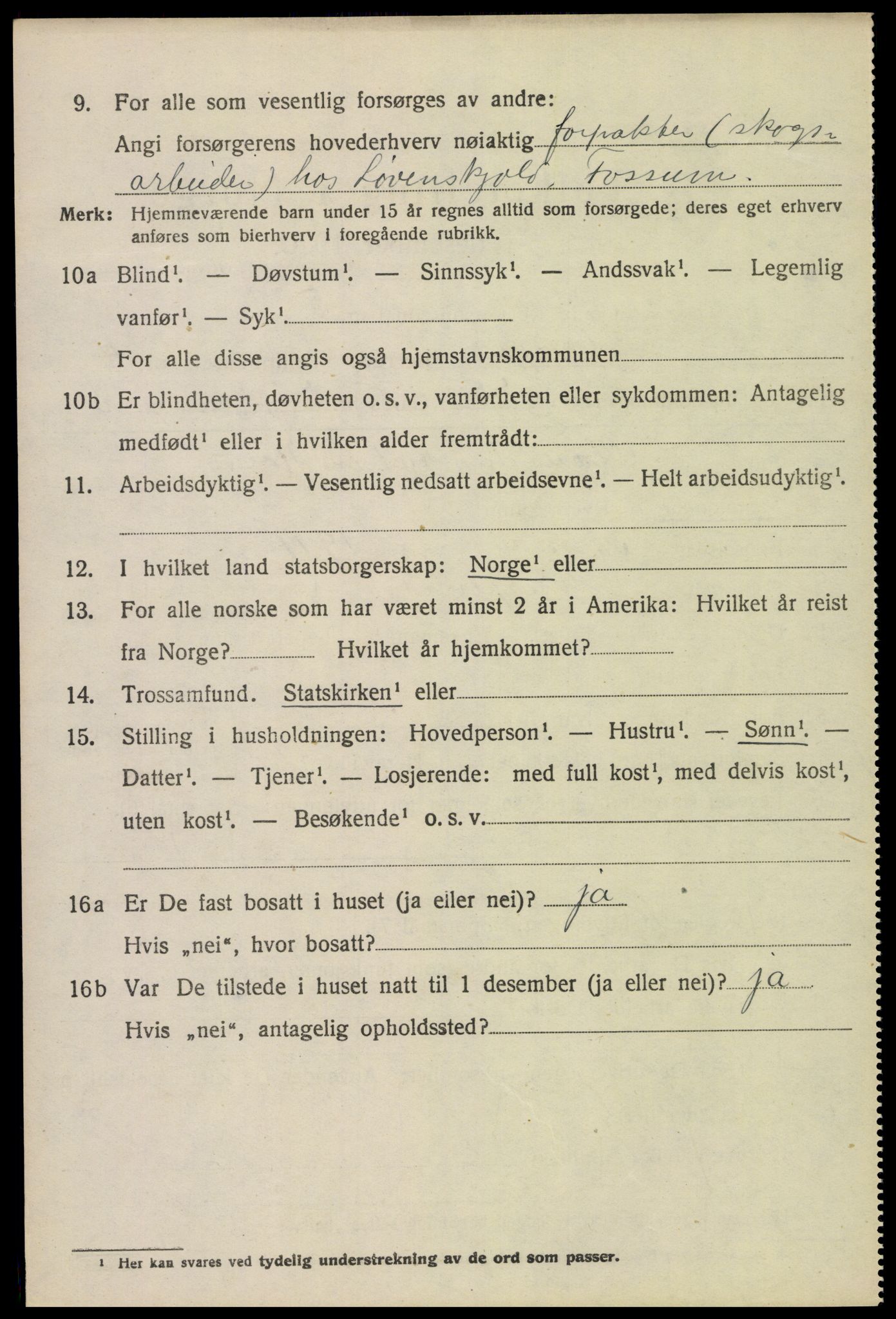 SAKO, 1920 census for Gjerpen, 1920, p. 6377