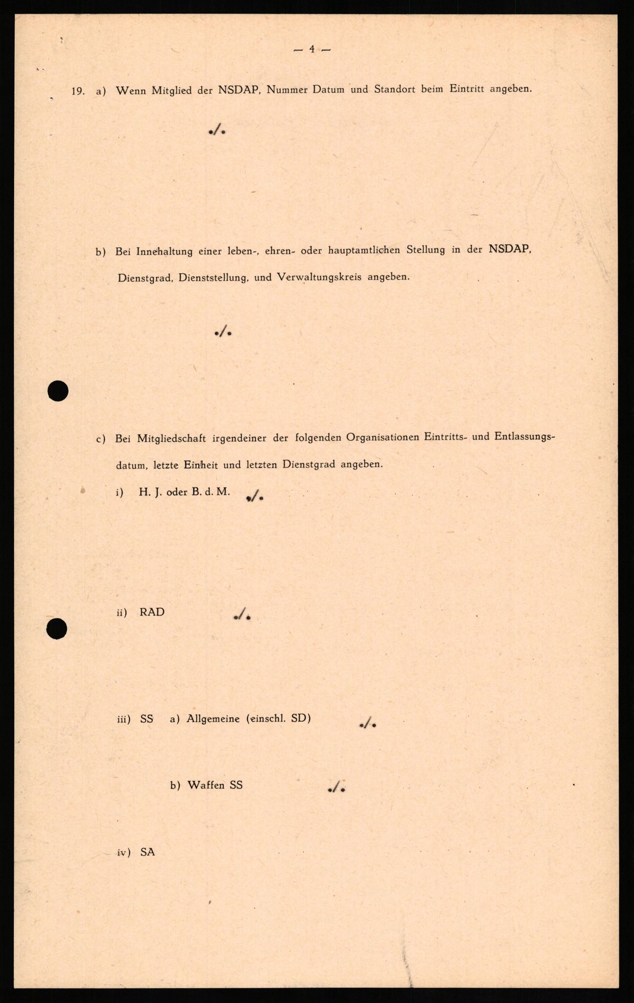 Forsvaret, Forsvarets overkommando II, AV/RA-RAFA-3915/D/Db/L0019: CI Questionaires. Tyske okkupasjonsstyrker i Norge. Tyskere., 1945-1946, p. 343