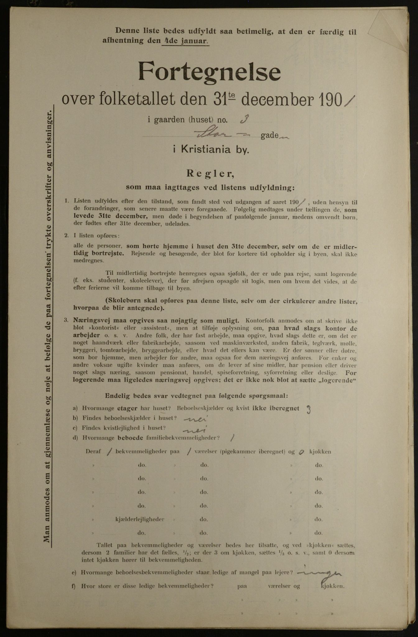 OBA, Municipal Census 1901 for Kristiania, 1901, p. 15783