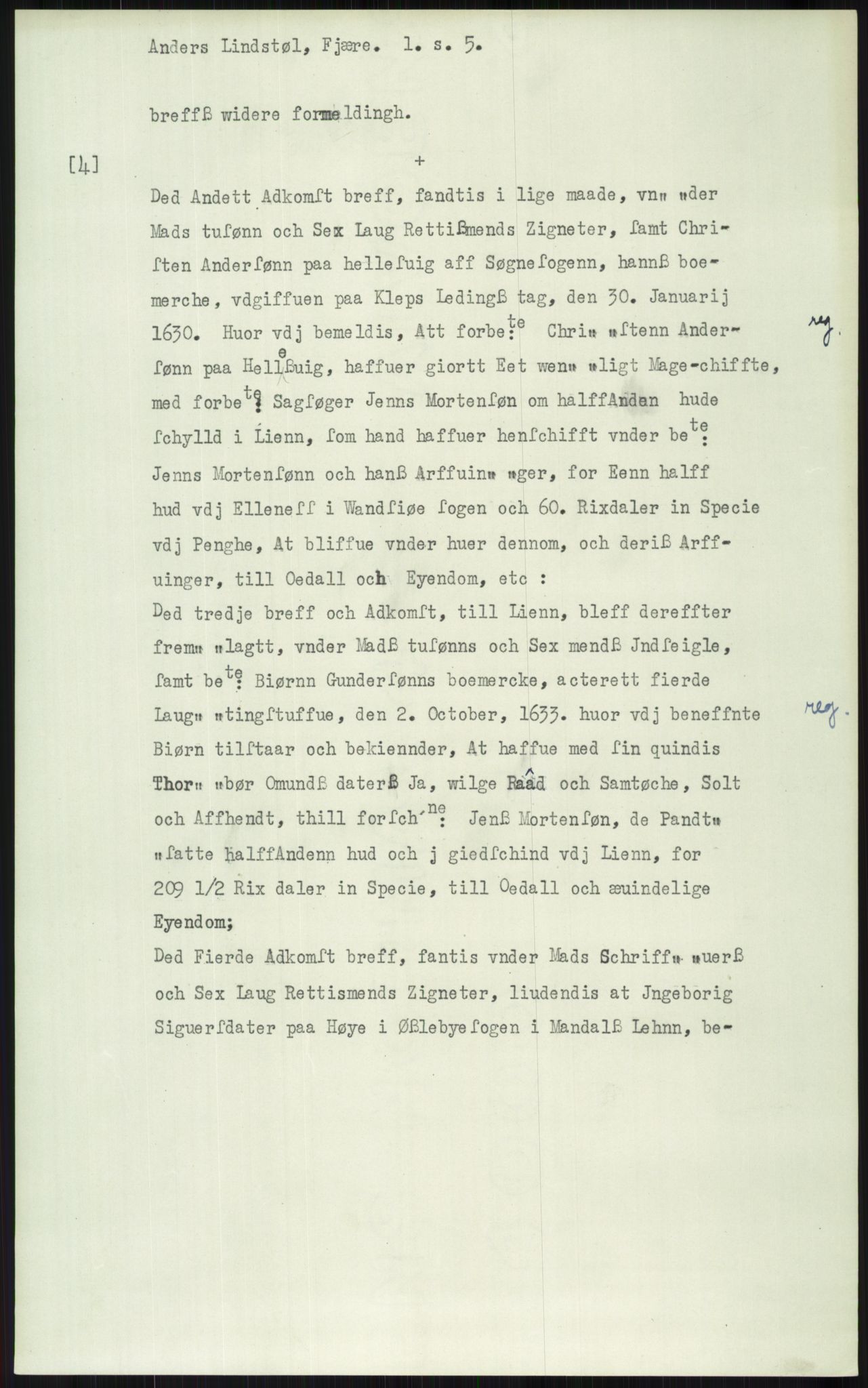 Samlinger til kildeutgivelse, Diplomavskriftsamlingen, AV/RA-EA-4053/H/Ha, p. 3140