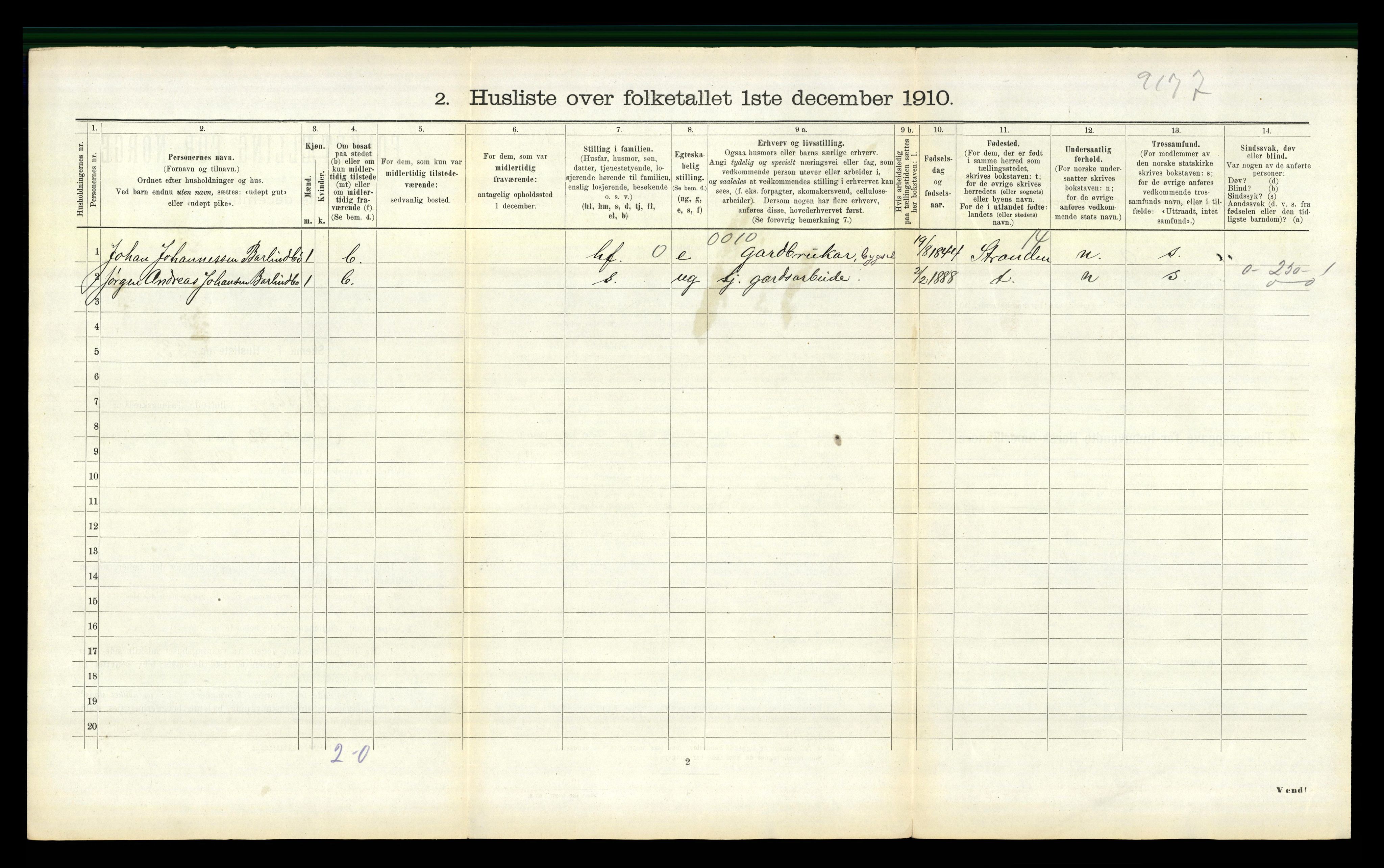 RA, 1910 census for Ørskog, 1910, p. 470