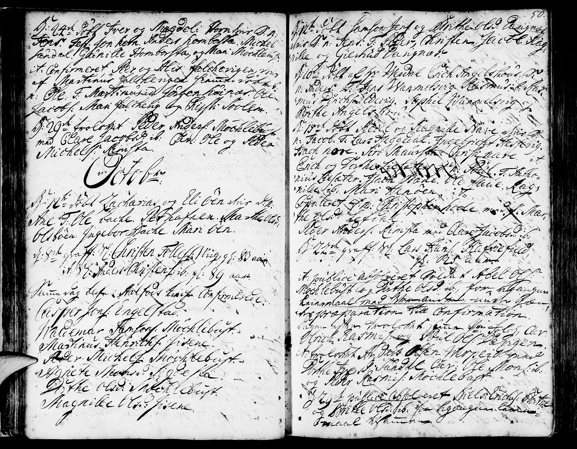 Davik sokneprestembete, AV/SAB-A-79701/H/Haa/Haaa/L0002: Parish register (official) no. A 2, 1742-1816, p. 50