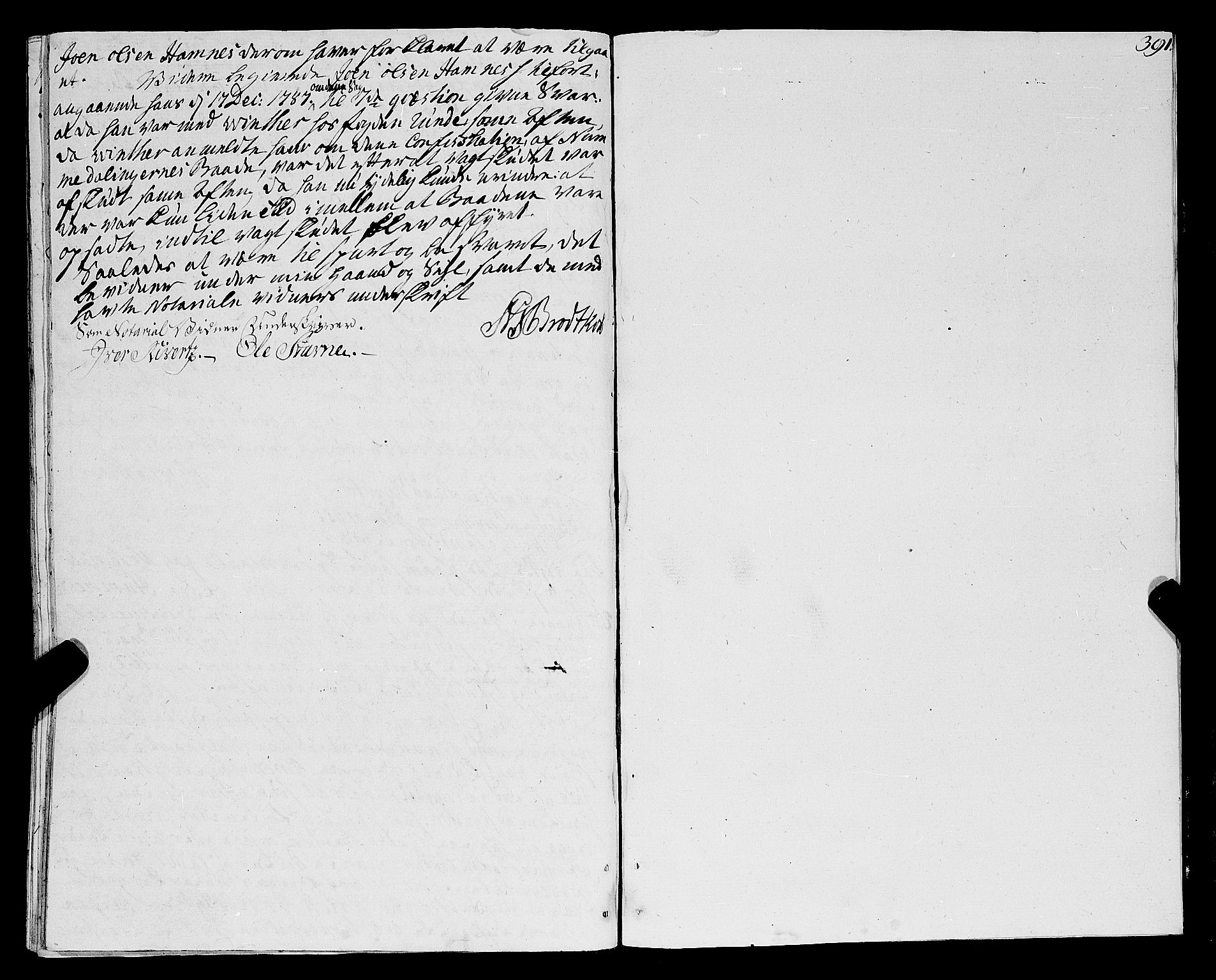 Helgeland sorenskriveri, AV/SAT-A-0004/1/1A/L0031: Tingbok 23, 1785-1788, p. 390b-391a