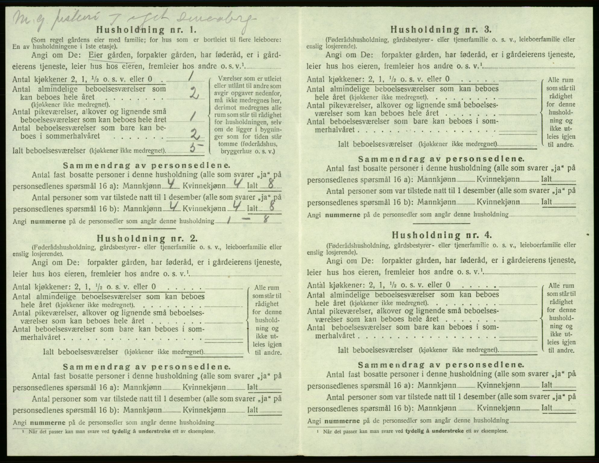 SAB, 1920 census for Sveio, 1920, p. 379