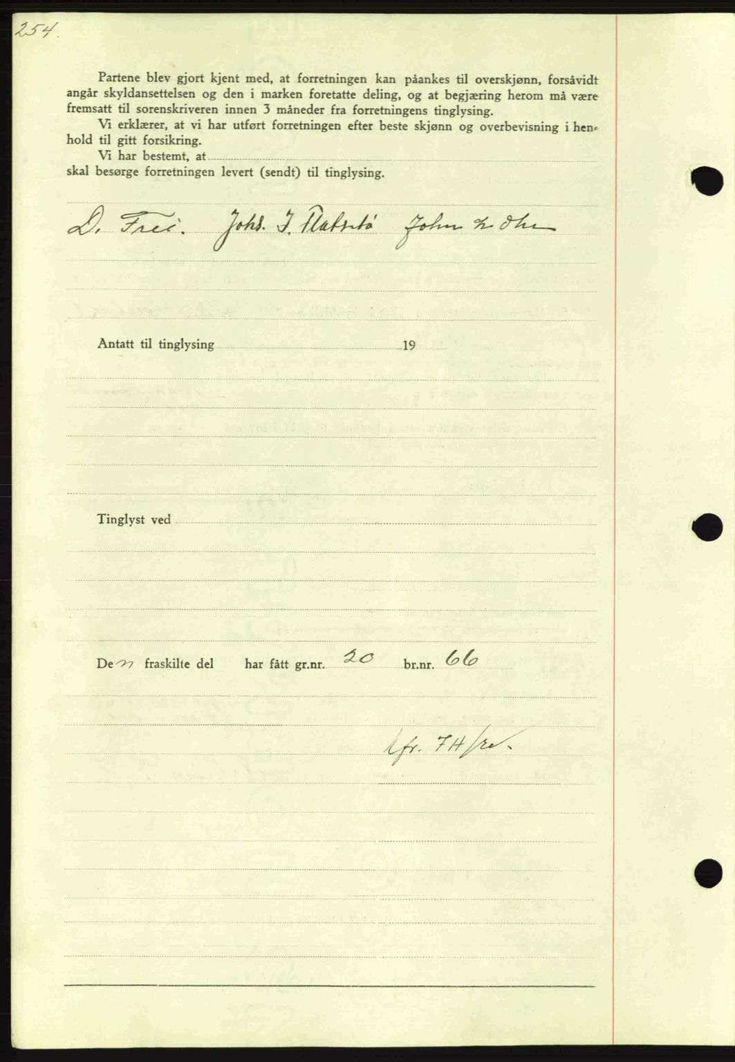 Nordmøre sorenskriveri, SAT/A-4132/1/2/2Ca: Mortgage book no. A86, 1939-1939, Diary no: : 1080/1939