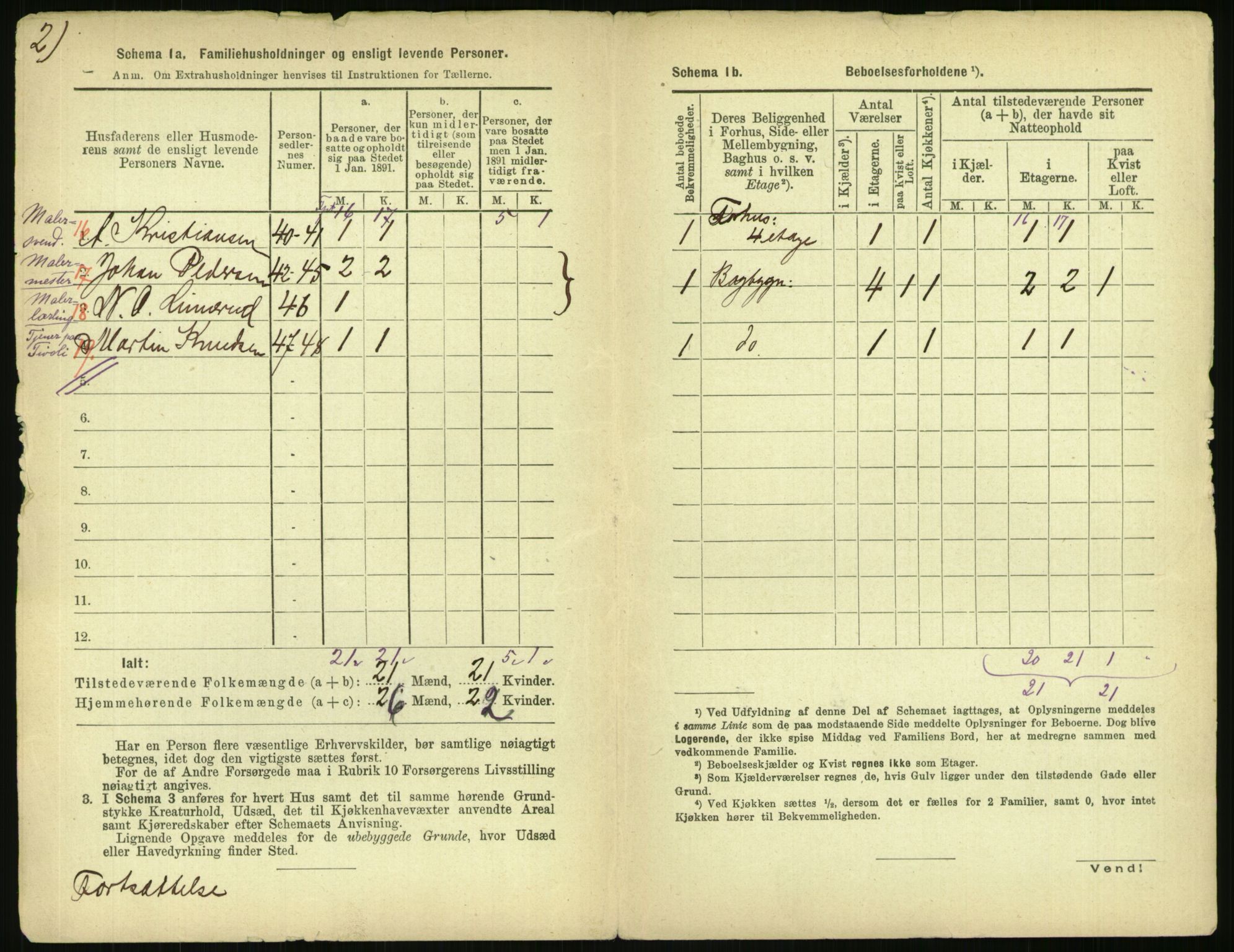 RA, 1891 census for 0301 Kristiania, 1891, p. 62634