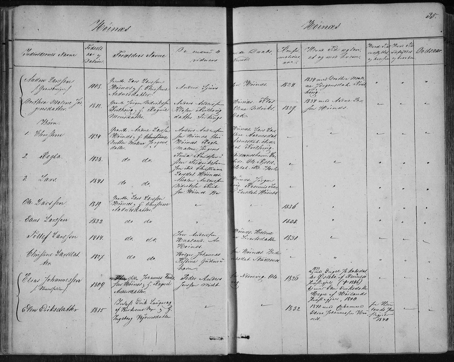 Skudenes sokneprestkontor, AV/SAST-A -101849/H/Ha/Haa/L0001: Parish register (official) no. A 1, 1770-1842, p. 35