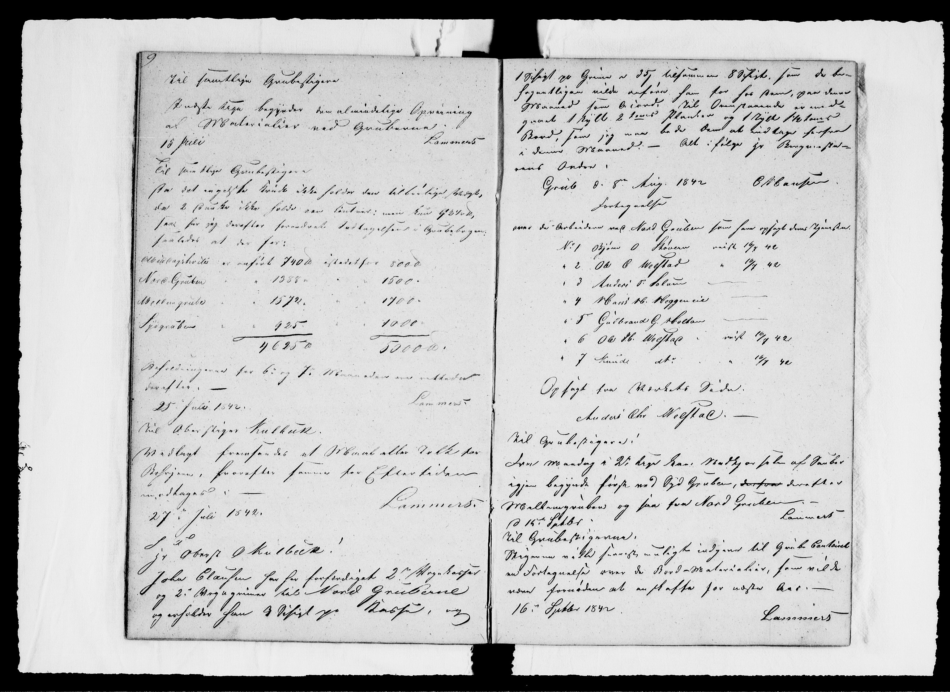 Modums Blaafarveværk, AV/RA-PA-0157/G/Ge/L0312/0001: -- / Journal for Nordgruberne, 1840-1844, p. 12