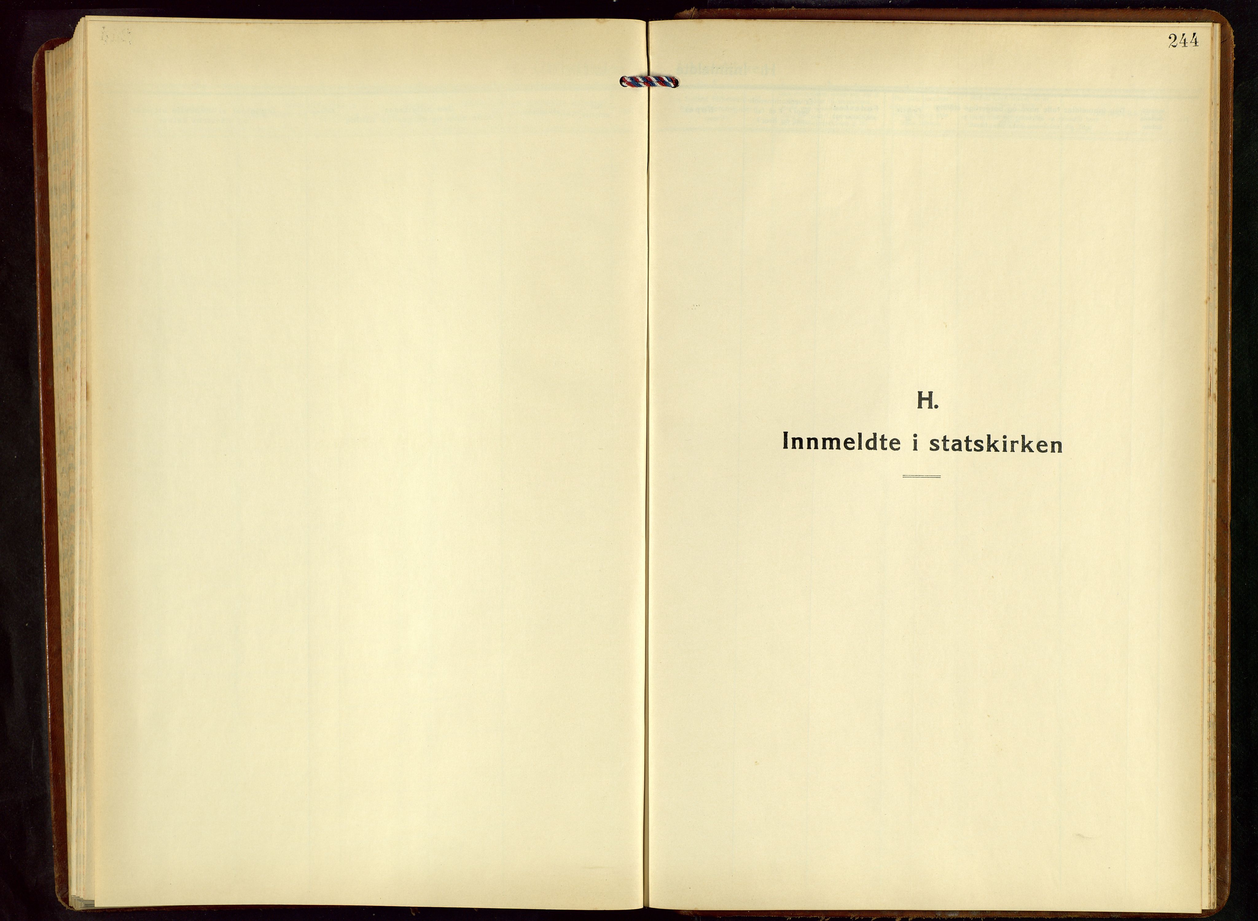 Hetland sokneprestkontor, SAST/A-101826/30/30BB/L0015: Parish register (copy) no. B 15, 1940-1955, p. 244