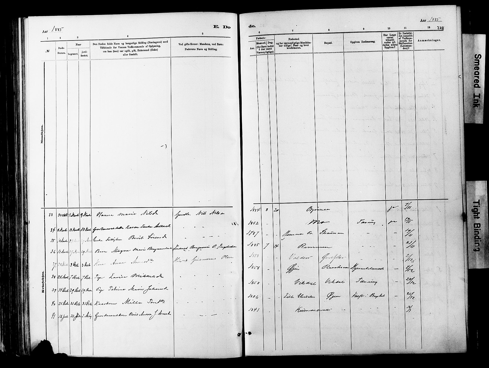 Ministerialprotokoller, klokkerbøker og fødselsregistre - Nordland, AV/SAT-A-1459/820/L0295: Parish register (official) no. 820A16, 1880-1896, p. 388