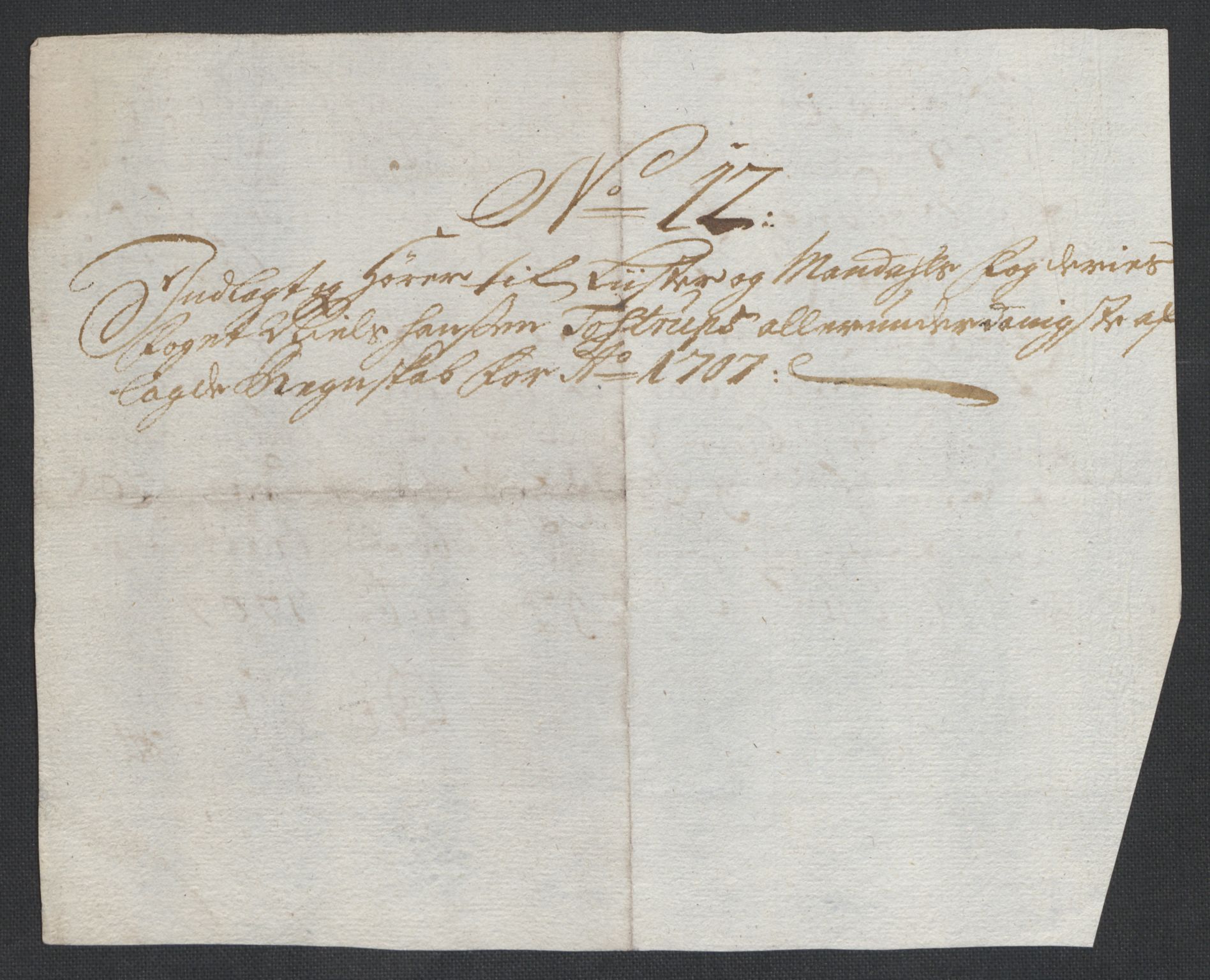 Rentekammeret inntil 1814, Reviderte regnskaper, Fogderegnskap, RA/EA-4092/R43/L2551: Fogderegnskap Lista og Mandal, 1705-1709, p. 468