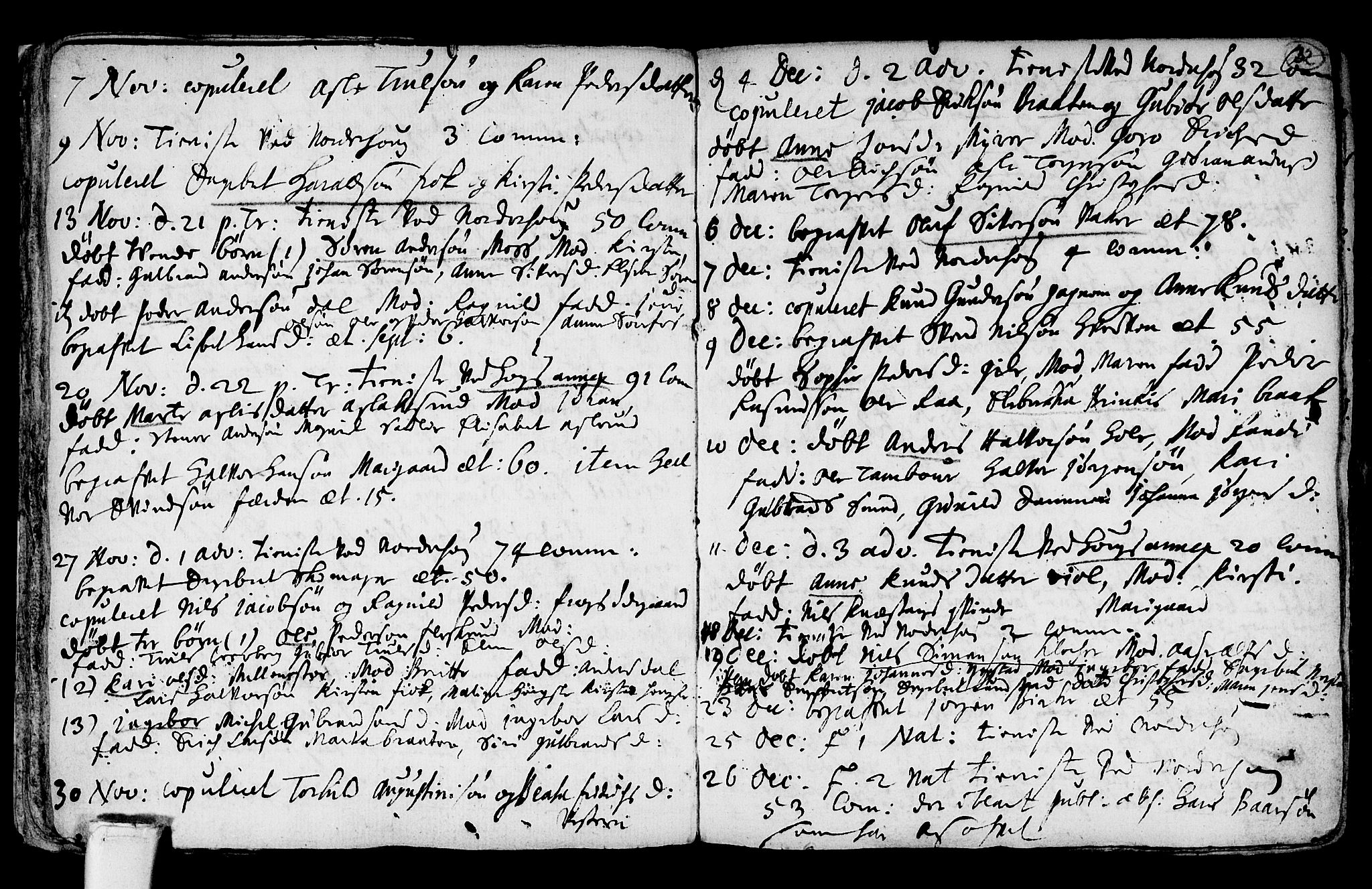 Norderhov kirkebøker, AV/SAKO-A-237/F/Fa/L0001: Parish register (official) no. 1, 1704-1716, p. 32