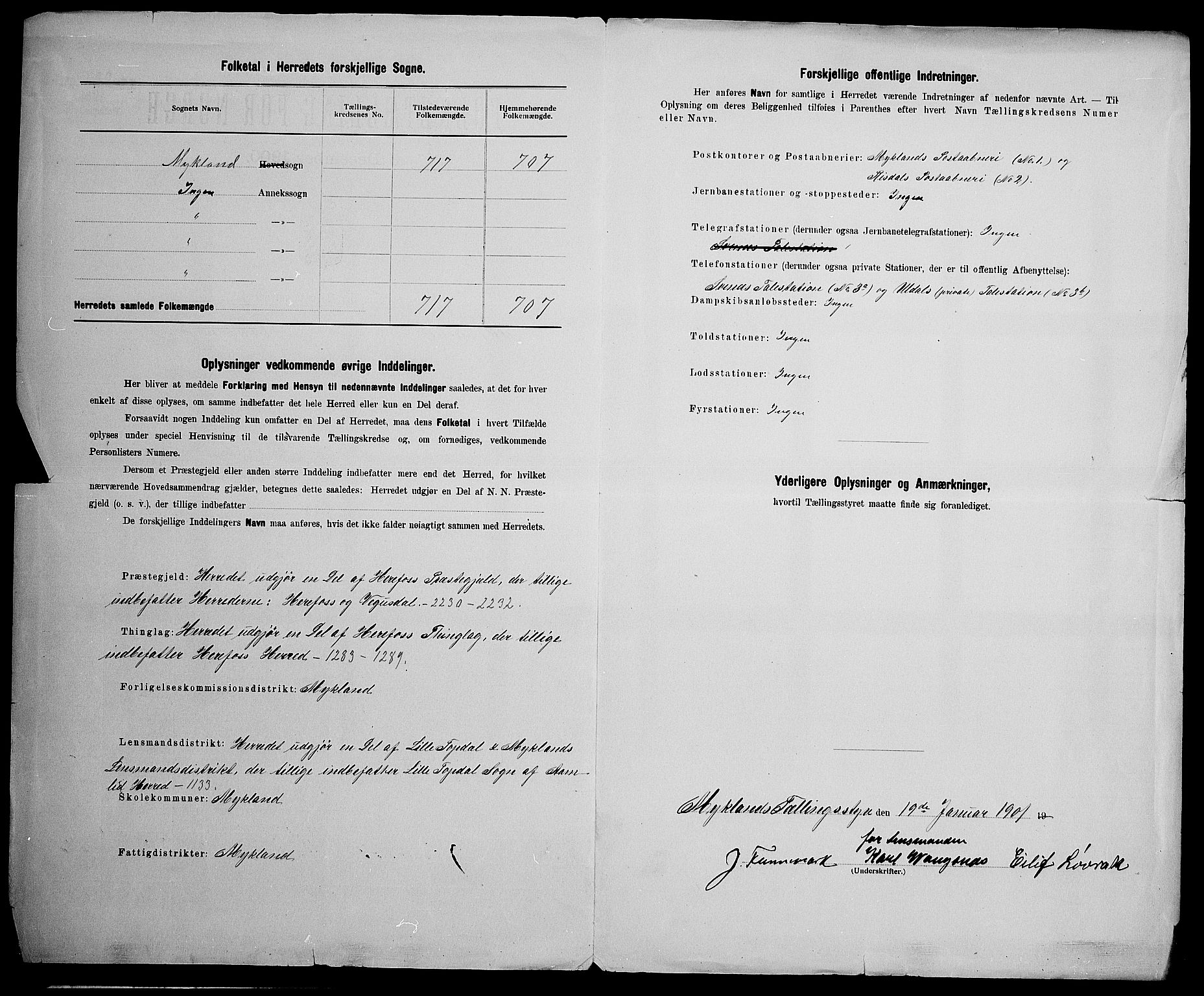 SAK, 1900 census for Mykland, 1900, p. 3