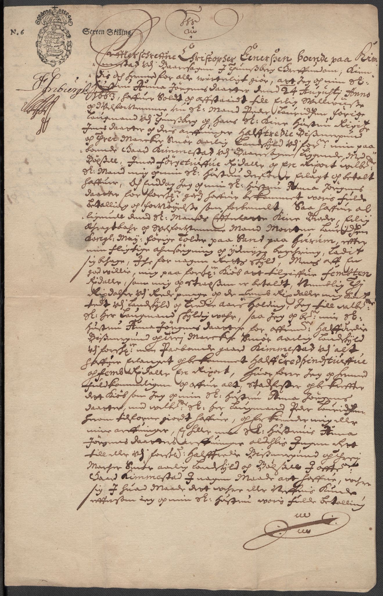 Riksarkivets diplomsamling, AV/RA-EA-5965/F15/L0024: Prestearkiv - Vestfold, 1619-1681, p. 229