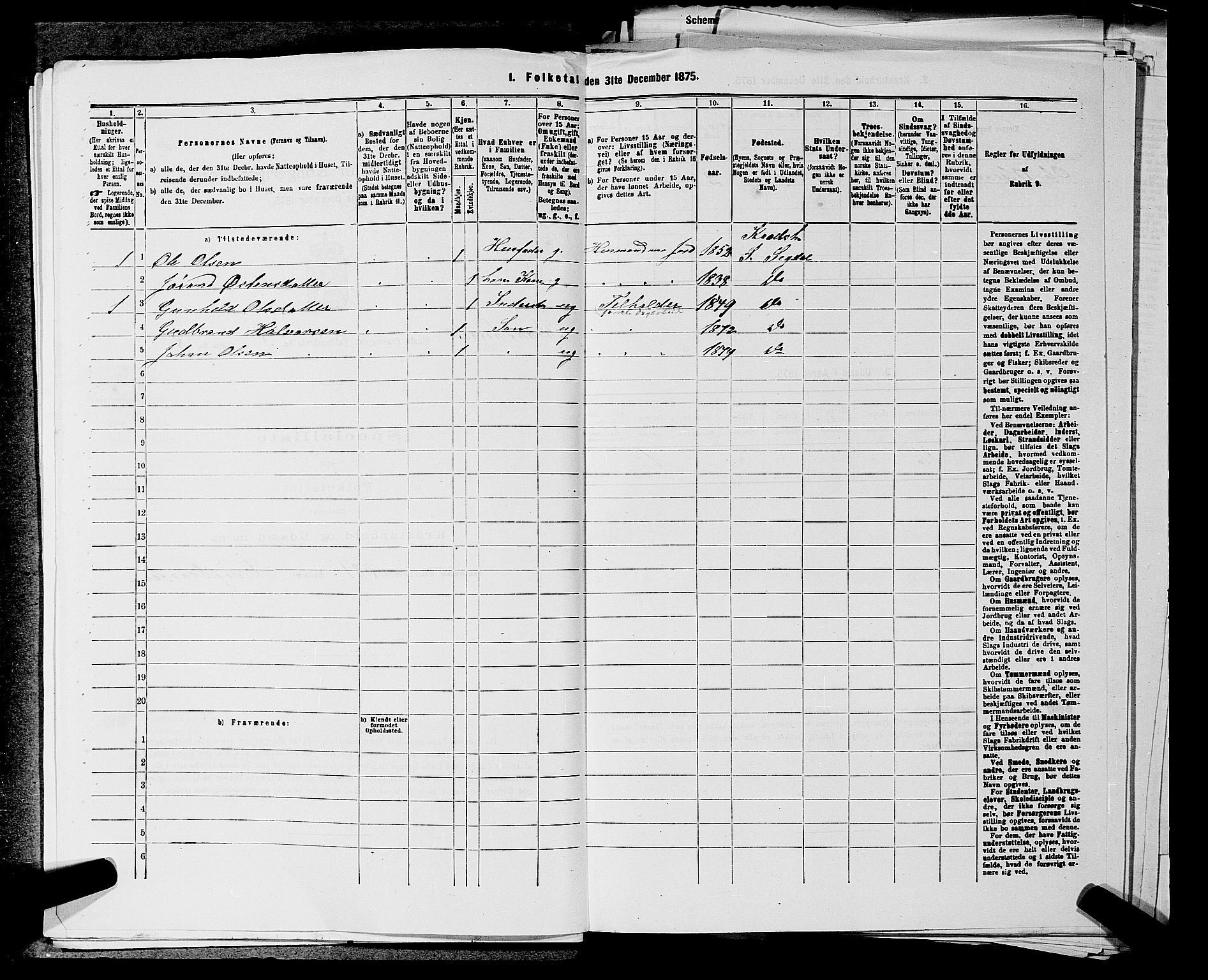 SAKO, 1875 census for 0621P Sigdal, 1875, p. 1763