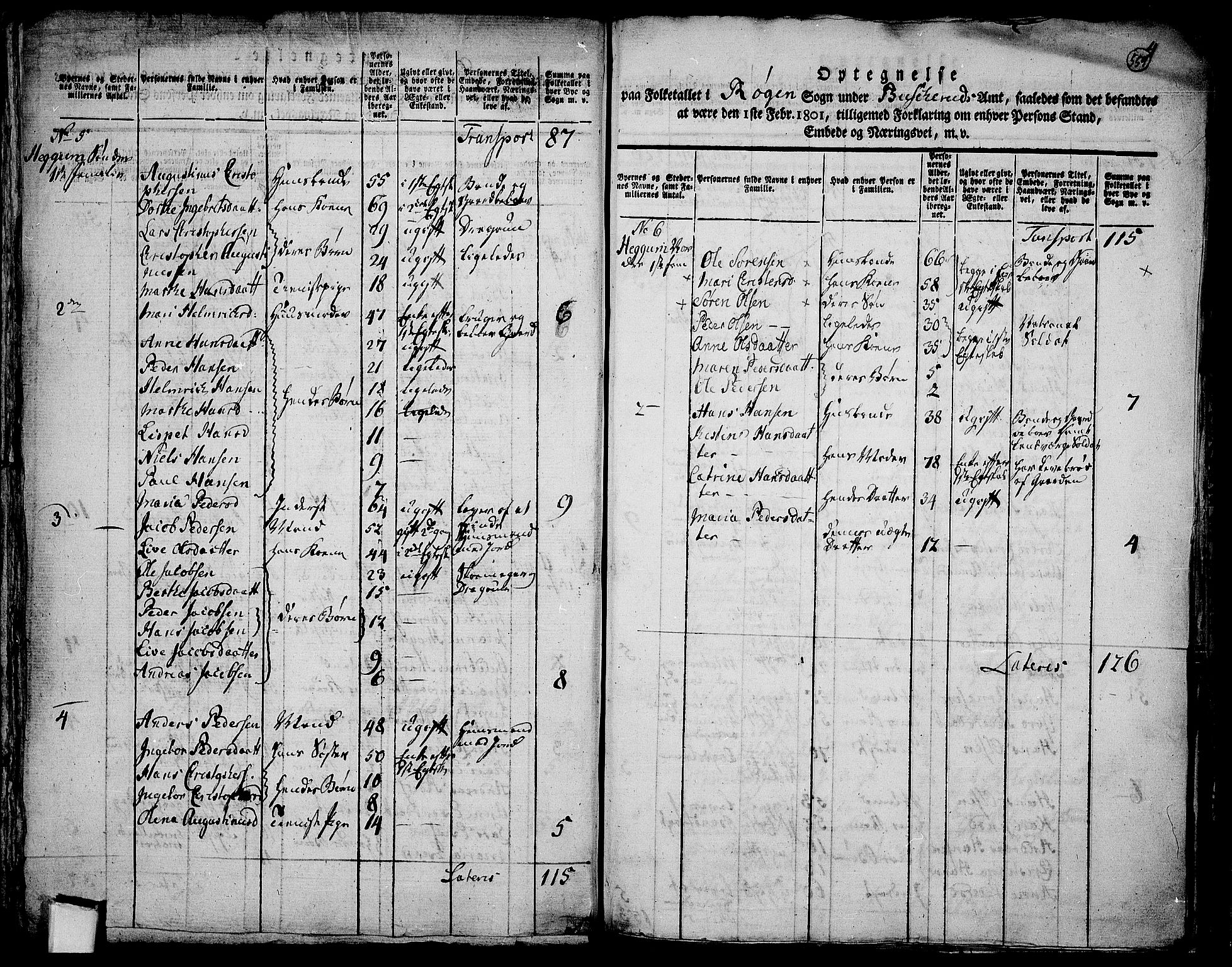 RA, 1801 census for 0627P Røyken, 1801, p. 558b-559a