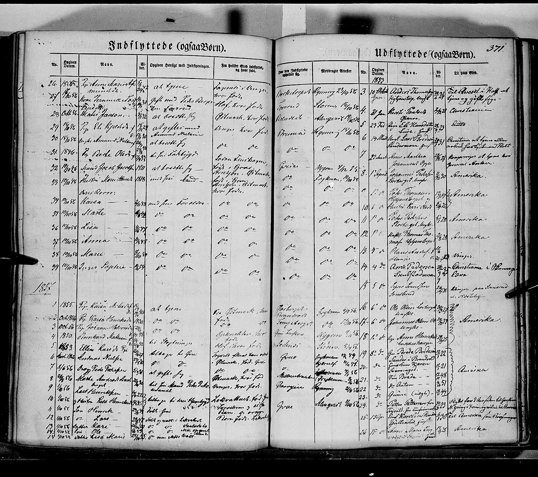 Grue prestekontor, SAH/PREST-036/H/Ha/Haa/L0008: Parish register (official) no. 8, 1847-1858, p. 371