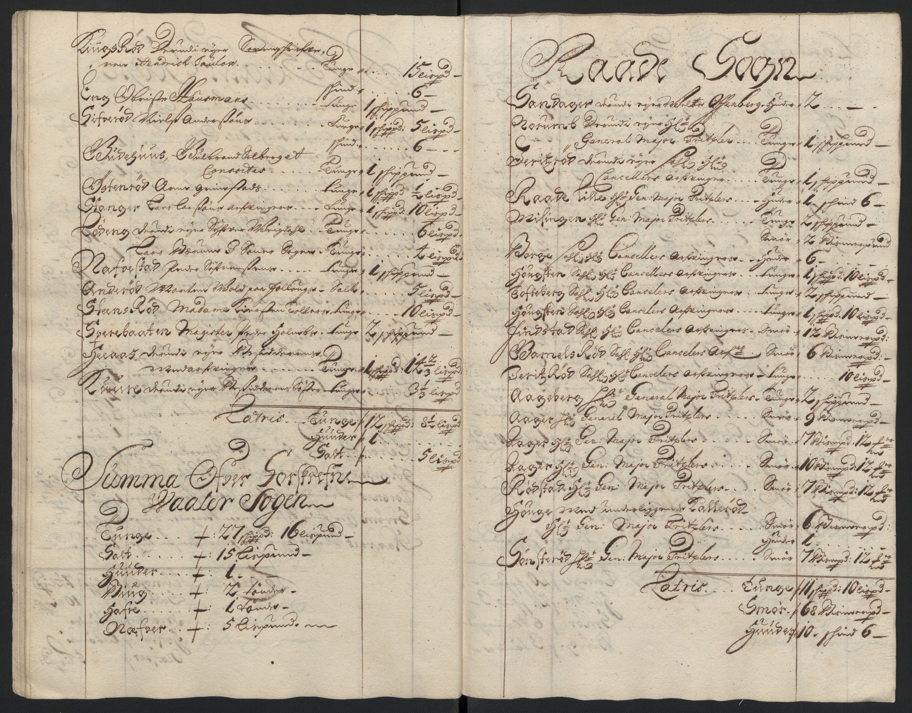 Rentekammeret inntil 1814, Reviderte regnskaper, Fogderegnskap, AV/RA-EA-4092/R04/L0127: Fogderegnskap Moss, Onsøy, Tune, Veme og Åbygge, 1698, p. 48