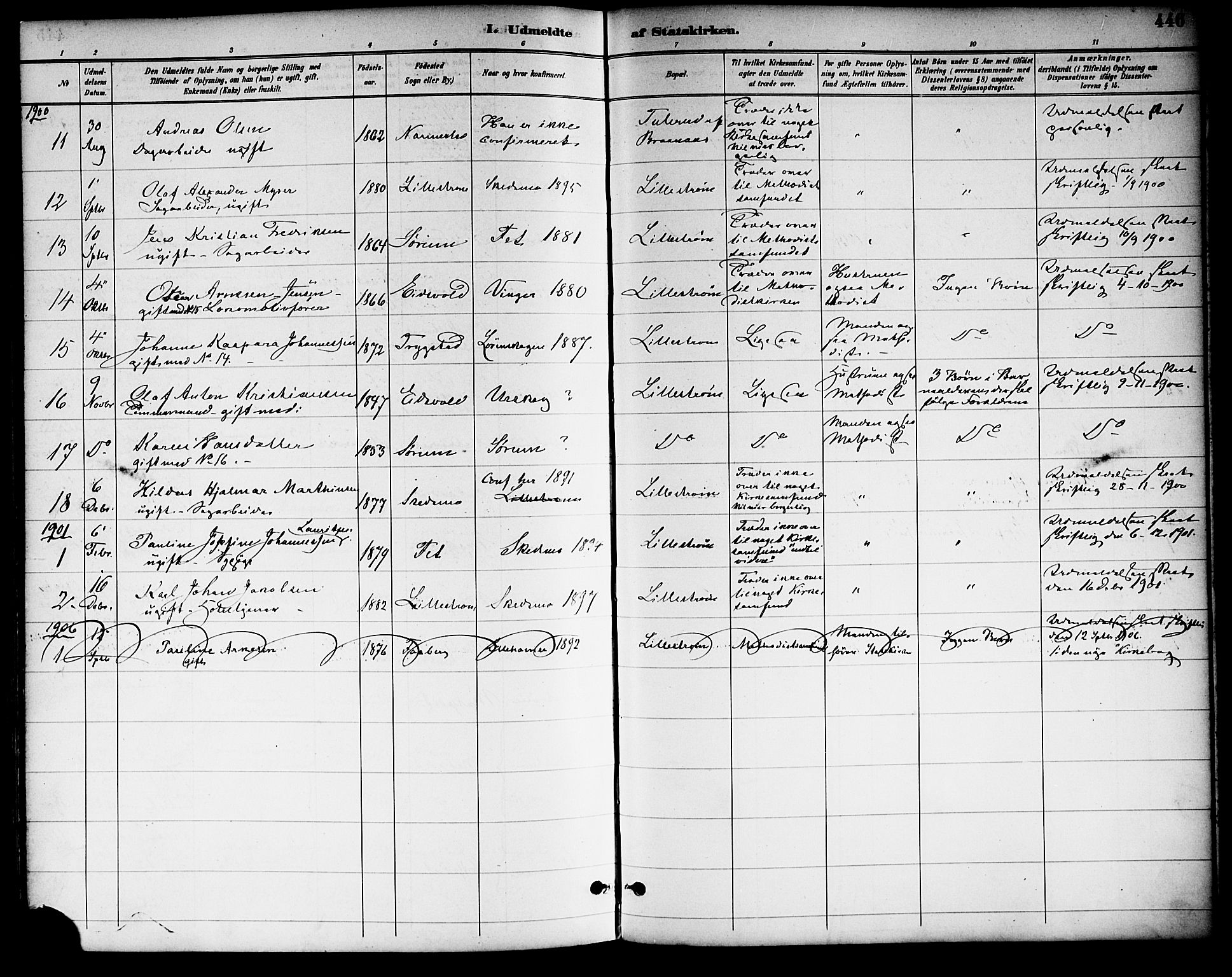Skedsmo prestekontor Kirkebøker, AV/SAO-A-10033a/F/Fa/L0014: Parish register (official) no. I 14, 1892-1901, p. 446