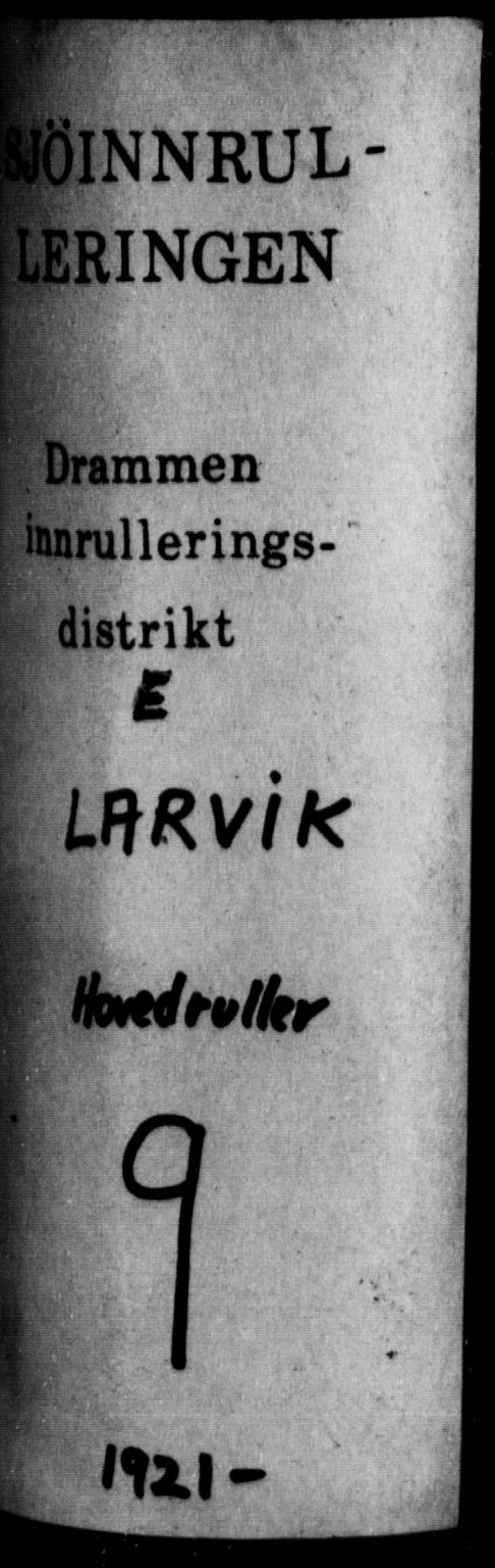 Larvik innrulleringskontor, AV/SAKO-A-787/F/Fc/L0011: Hovedrulle, 1921, p. 1