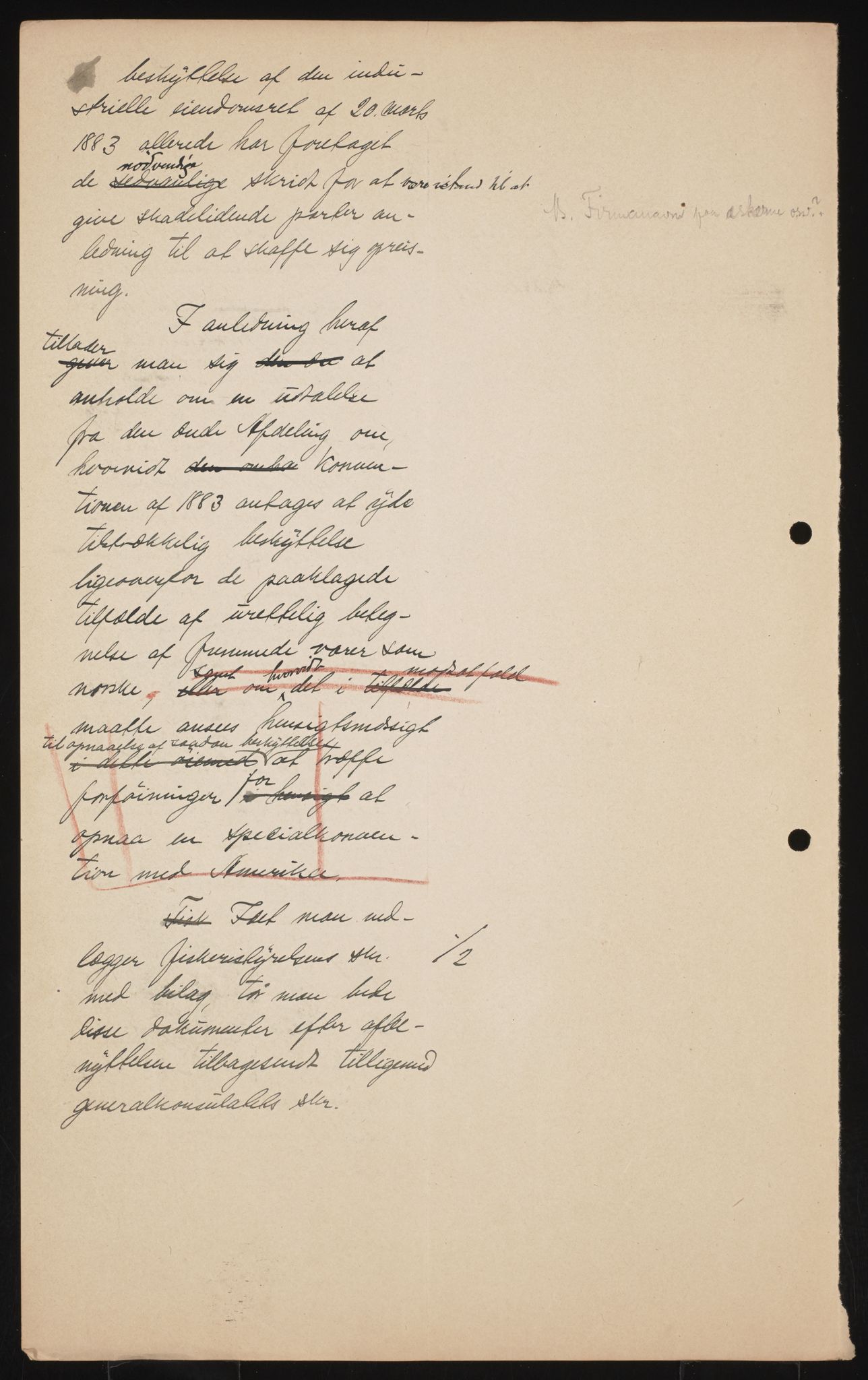 Utenriksdepartementet, AV/RA-S-2259, 1846-1939, p. 9