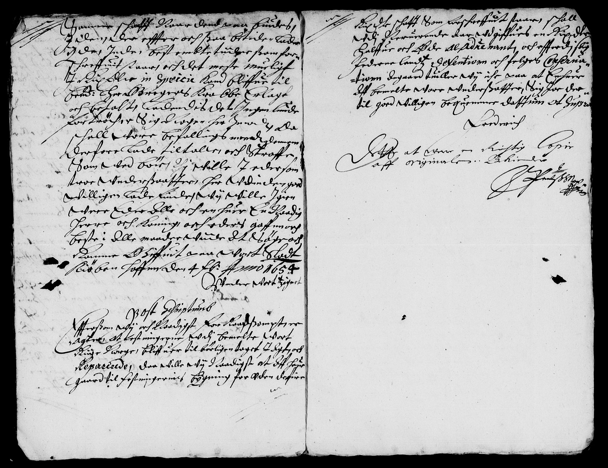 Rentekammeret inntil 1814, Reviderte regnskaper, Lensregnskaper, RA/EA-5023/R/Rb/Rba/L0221: Akershus len, 1652-1655
