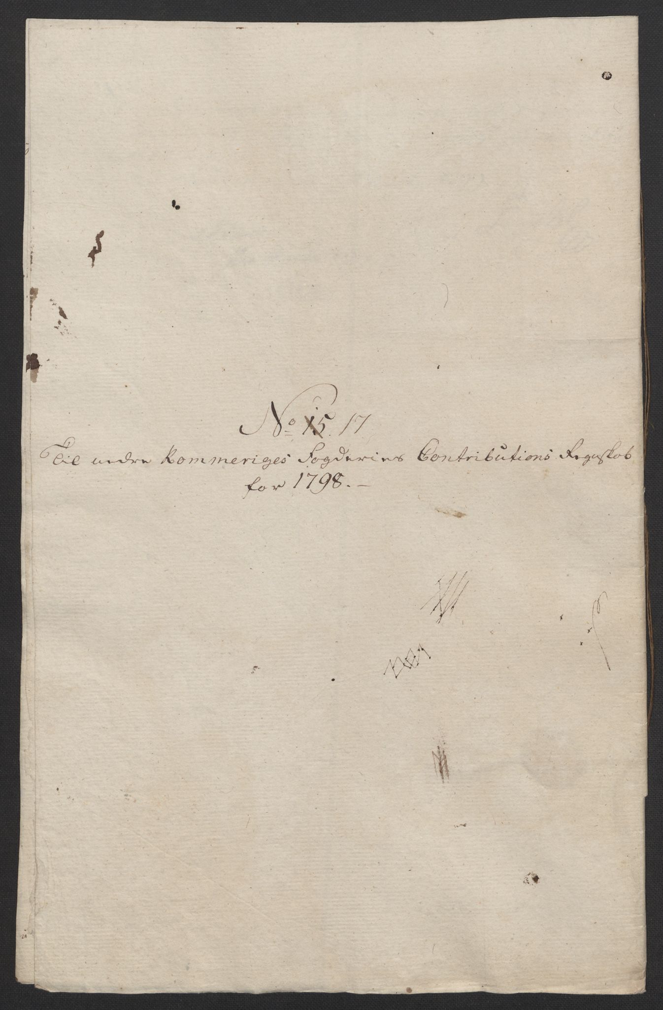 Rentekammeret inntil 1814, Reviderte regnskaper, Fogderegnskap, RA/EA-4092/R11/L0674: Fogderegnskap Nedre Romerike, 1798, p. 123