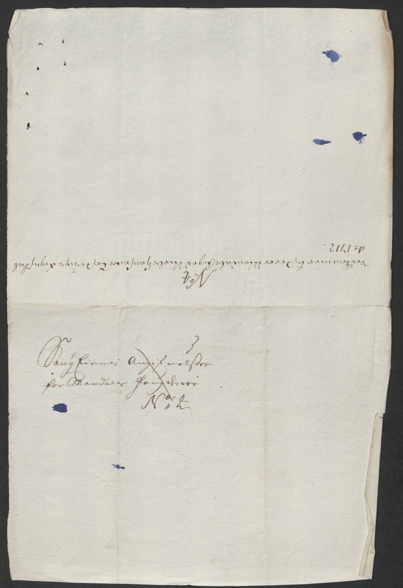 Rentekammeret inntil 1814, Reviderte regnskaper, Fogderegnskap, AV/RA-EA-4092/R43/L2555: Fogderegnskap Lista og Mandal, 1712, p. 58