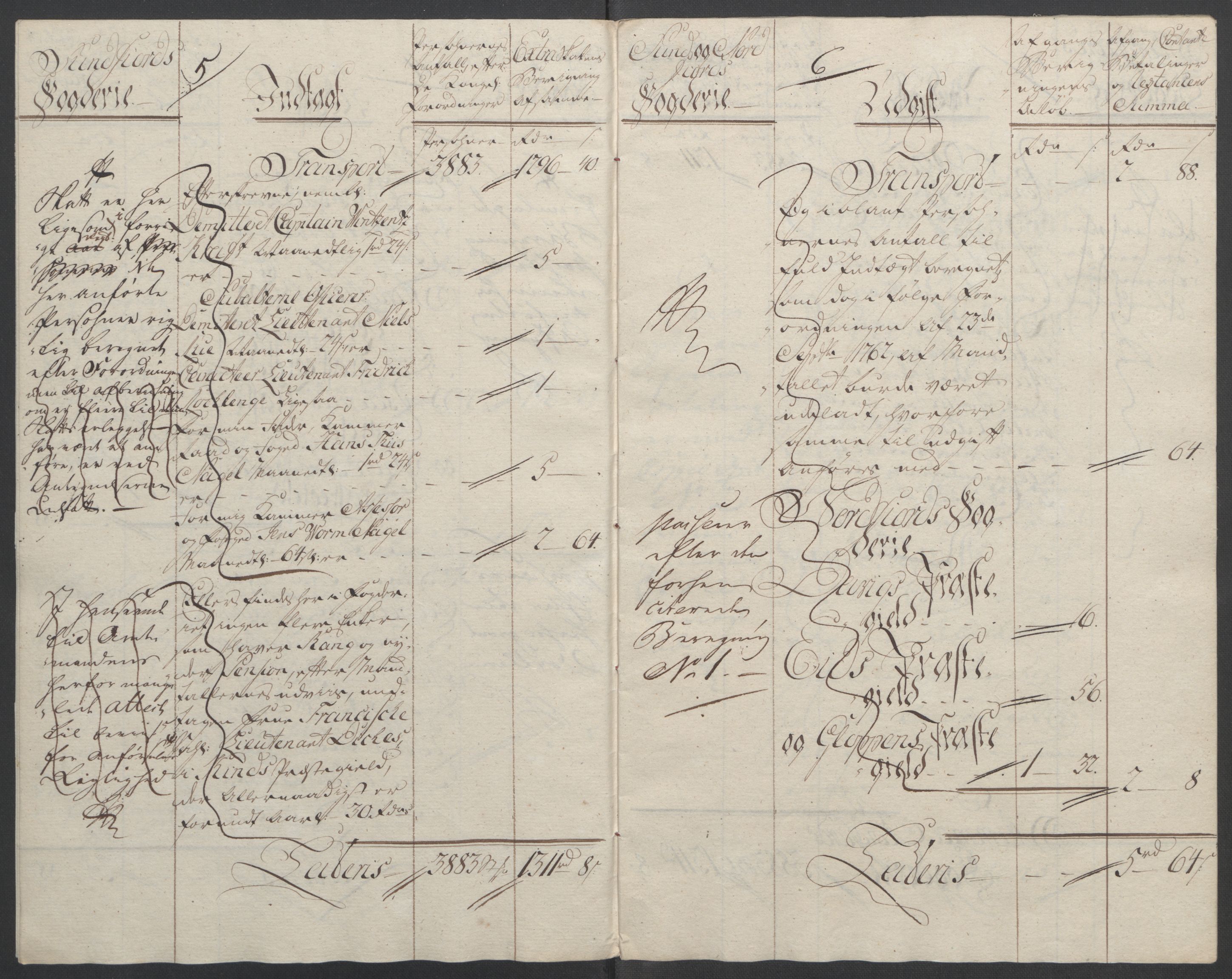 Rentekammeret inntil 1814, Reviderte regnskaper, Fogderegnskap, AV/RA-EA-4092/R53/L3550: Ekstraskatten Sunn- og Nordfjord, 1762-1771, p. 121