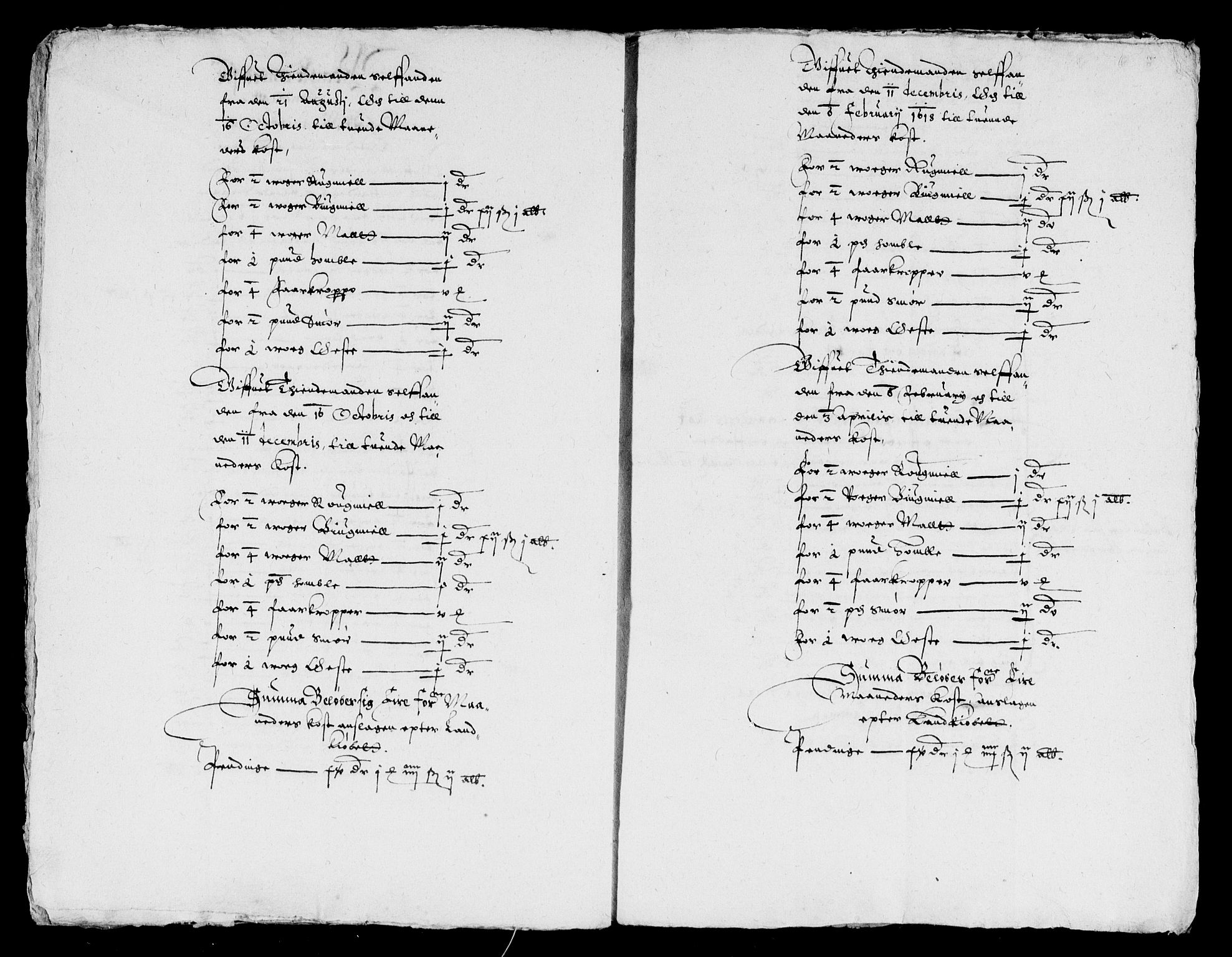 Rentekammeret inntil 1814, Reviderte regnskaper, Lensregnskaper, AV/RA-EA-5023/R/Rb/Rbw/L0015: Trondheim len, 1616-1618