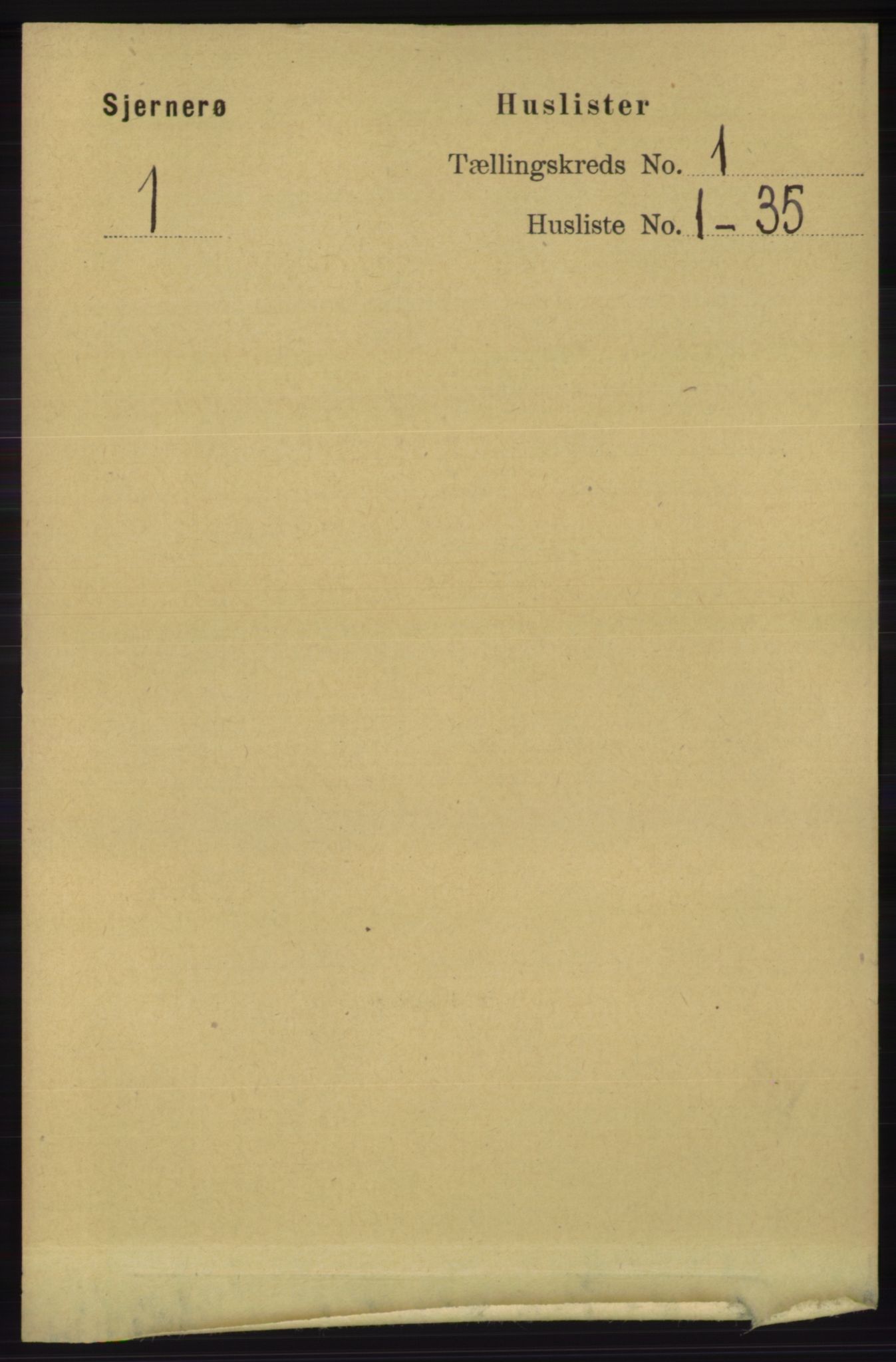 RA, 1891 census for 1140 Sjernarøy, 1891, p. 15