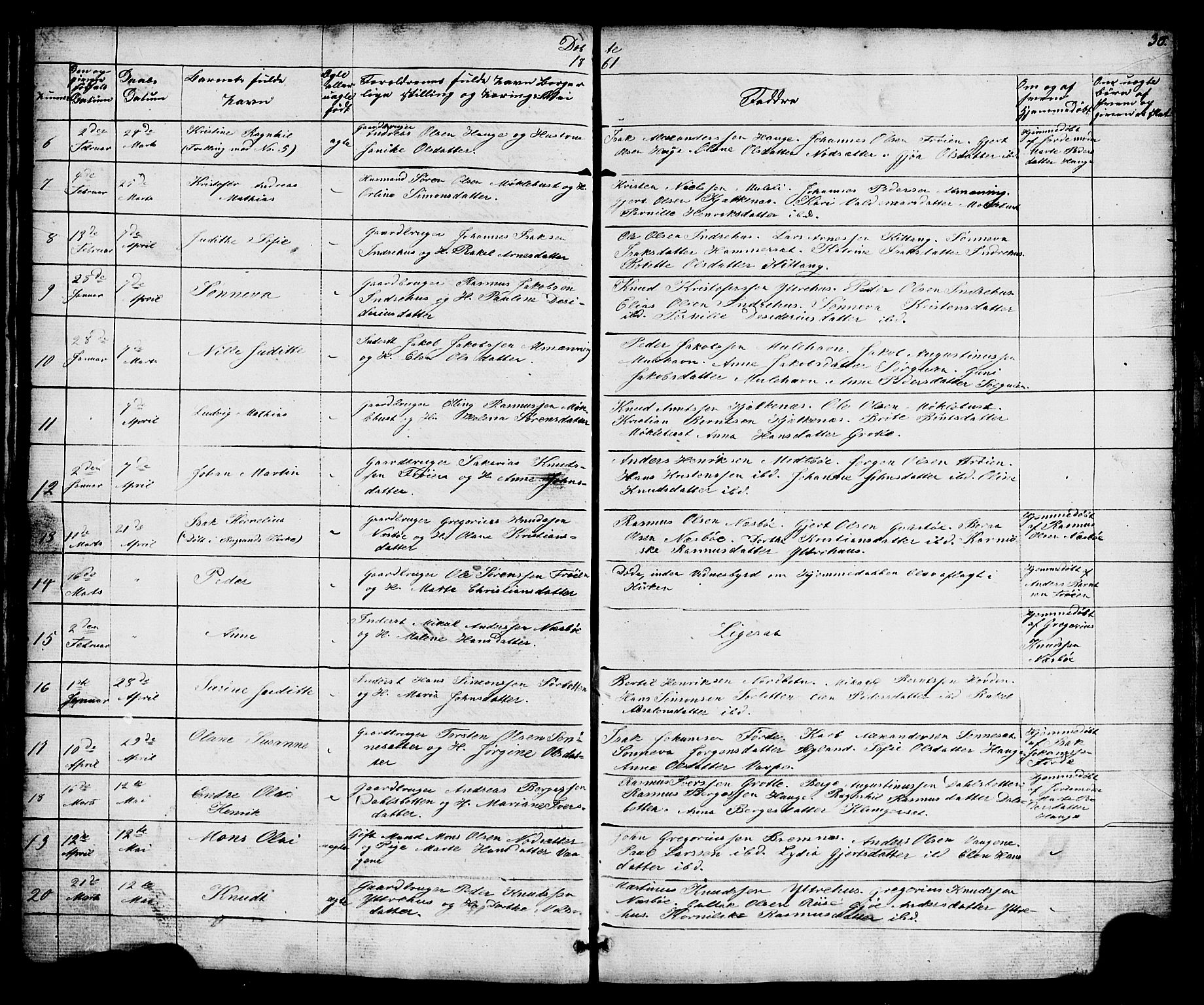 Bremanger sokneprestembete, AV/SAB-A-82201/H/Hab/Haba/L0001: Parish register (copy) no. A 1, 1853-1865, p. 30