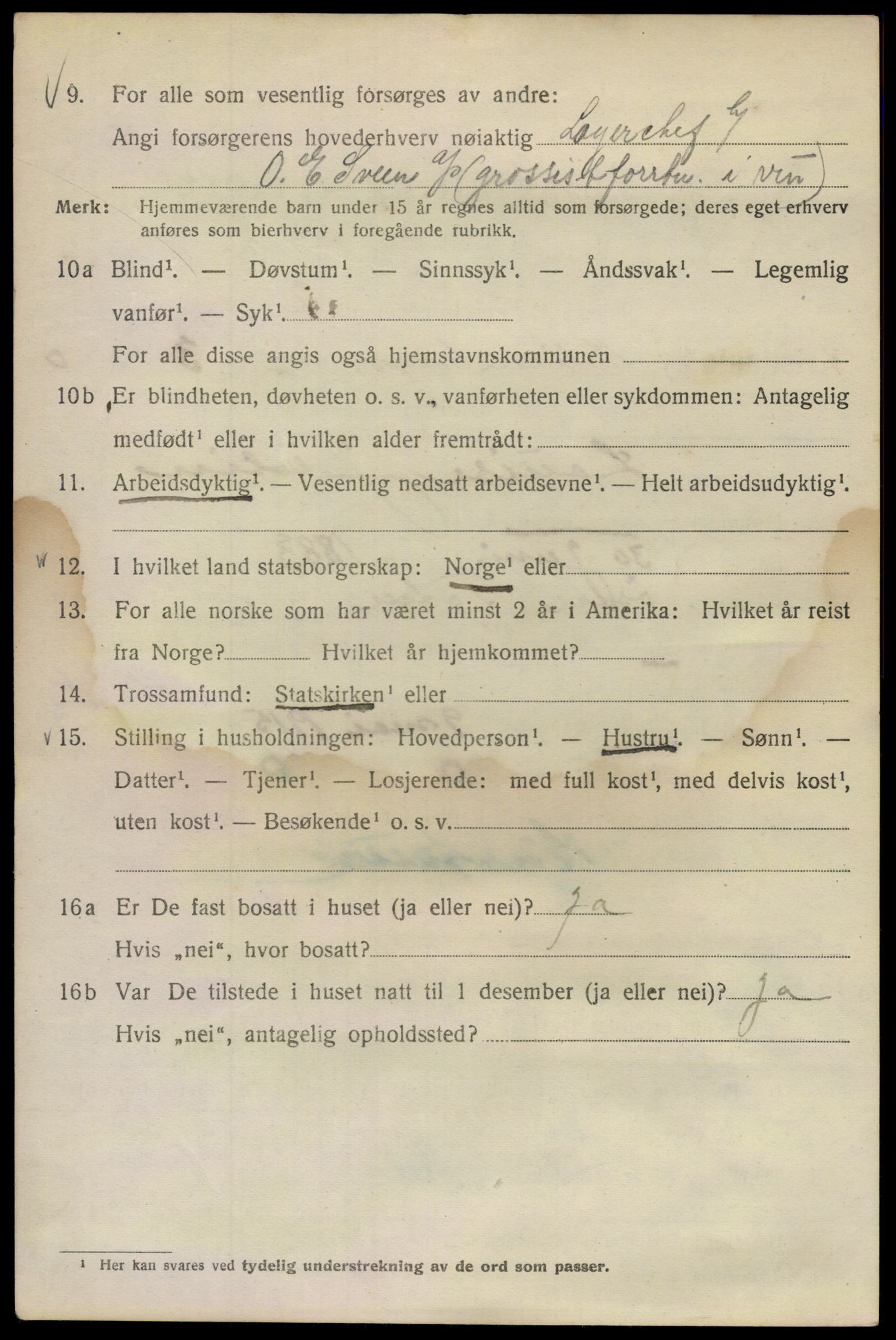 SAO, 1920 census for Kristiania, 1920, p. 213296