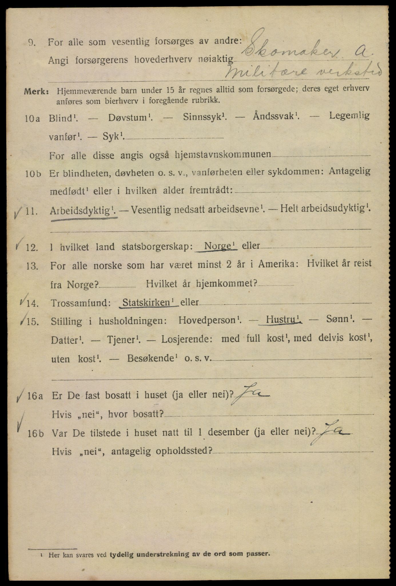 SAO, 1920 census for Kristiania, 1920, p. 181798