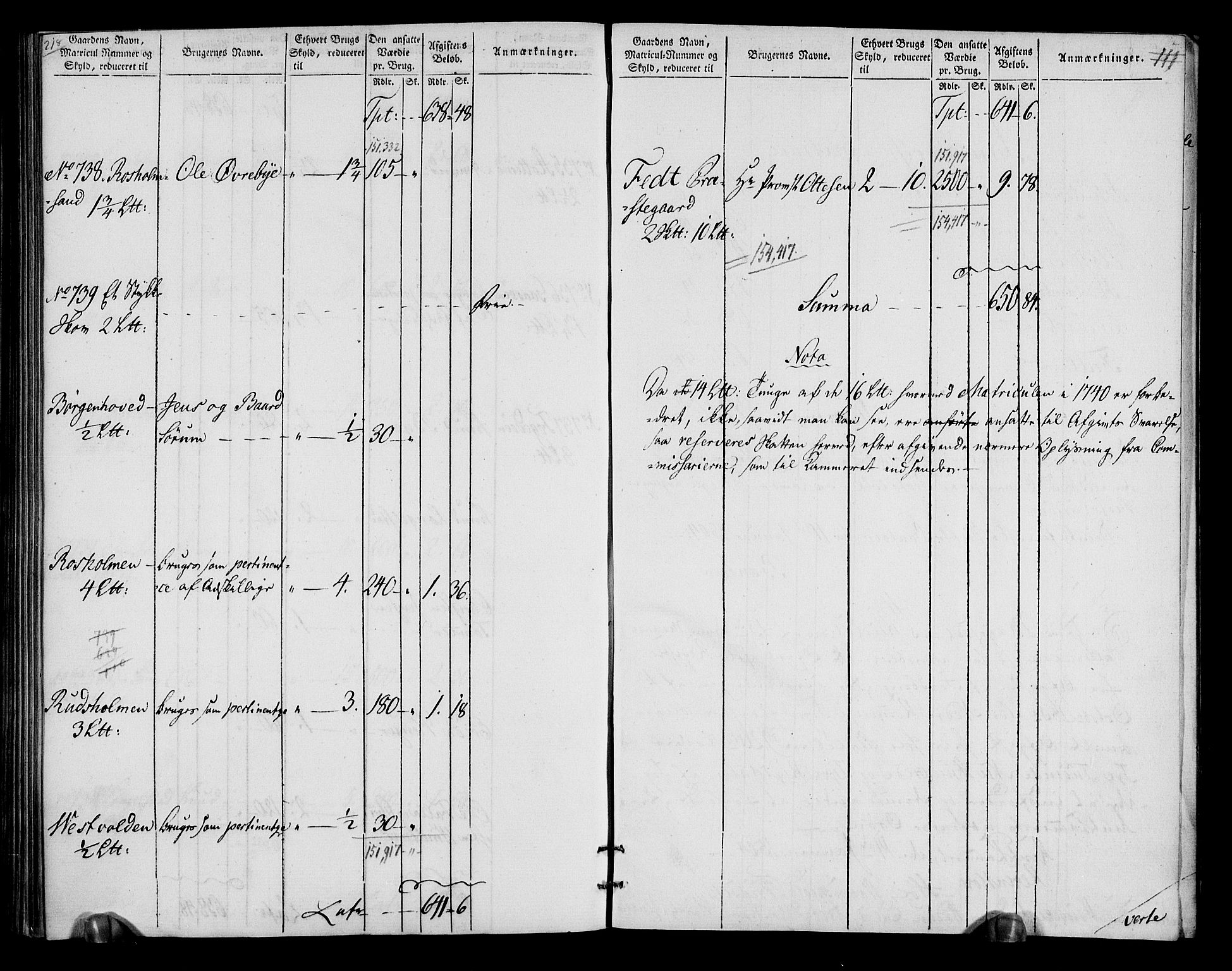 Rentekammeret inntil 1814, Realistisk ordnet avdeling, AV/RA-EA-4070/N/Ne/Nea/L0018: Nedre Romerike fogderi. Oppebørselsregister, 1803-1804, p. 115