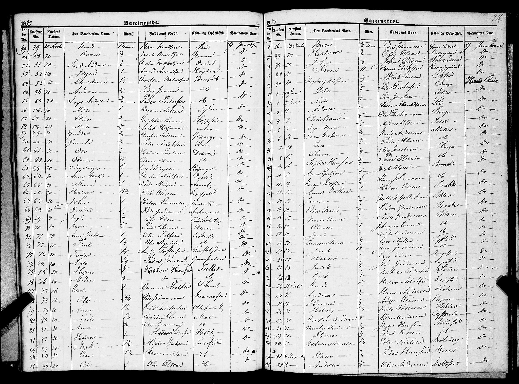 Gjerpen kirkebøker, SAKO/A-265/F/Fa/L0007b: Parish register (official) no. I 7B, 1834-1857, p. 416