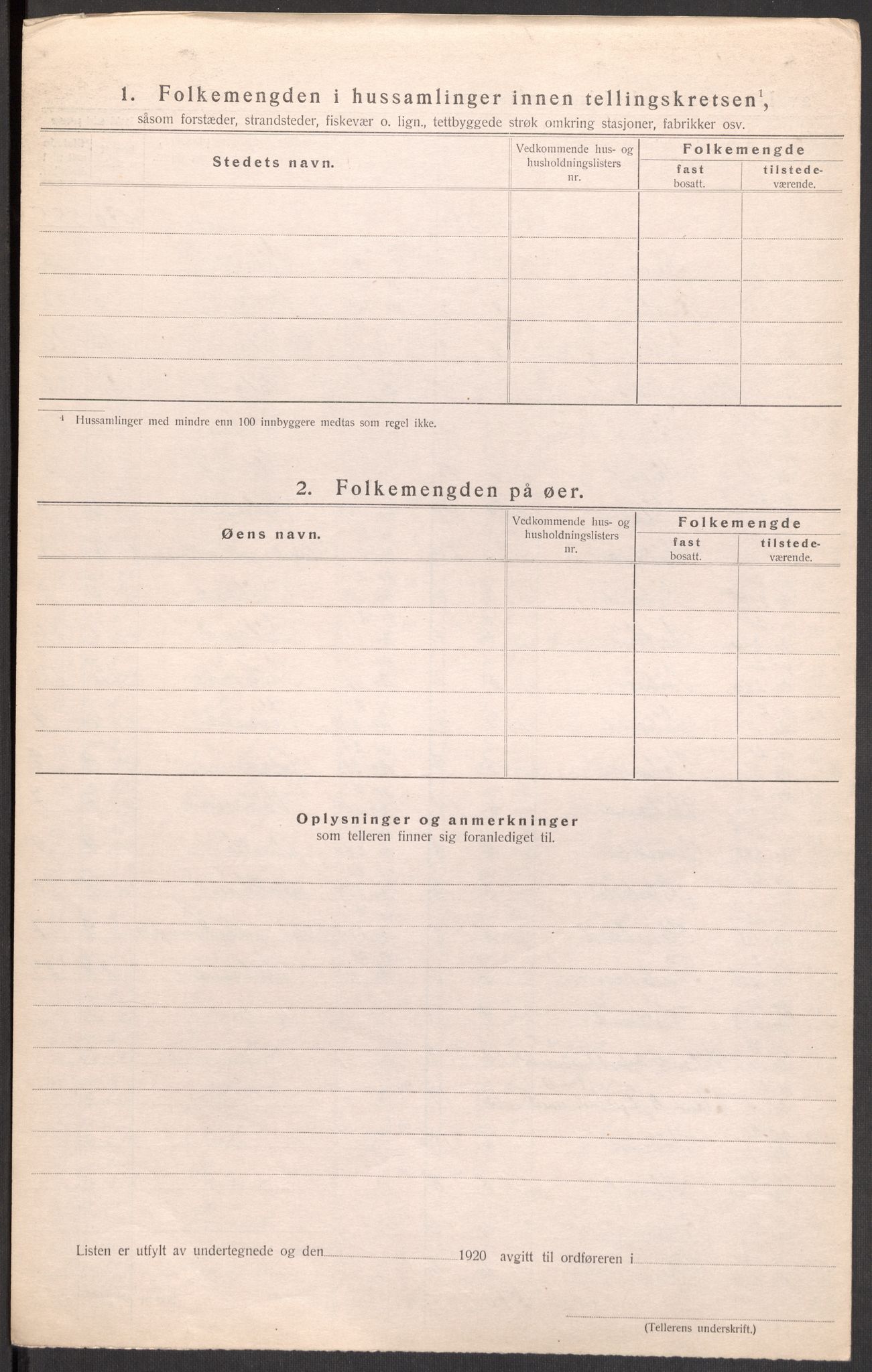 SAST, 1920 census for Hetland, 1920, p. 113