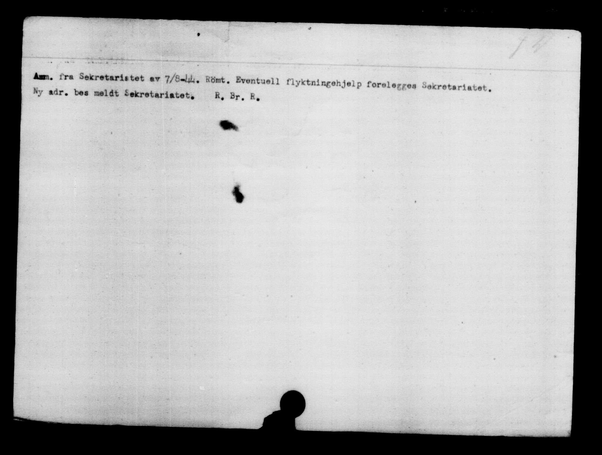 Utenriksstasjonene, Legasjonen i Stockholm, Flyktningkontoret, AV/RA-S-6753/V/Va/L0007: Kjesäterkartoteket, flyktninger med registreringsnr. 12700-15723, 1940-1945, p. 1585