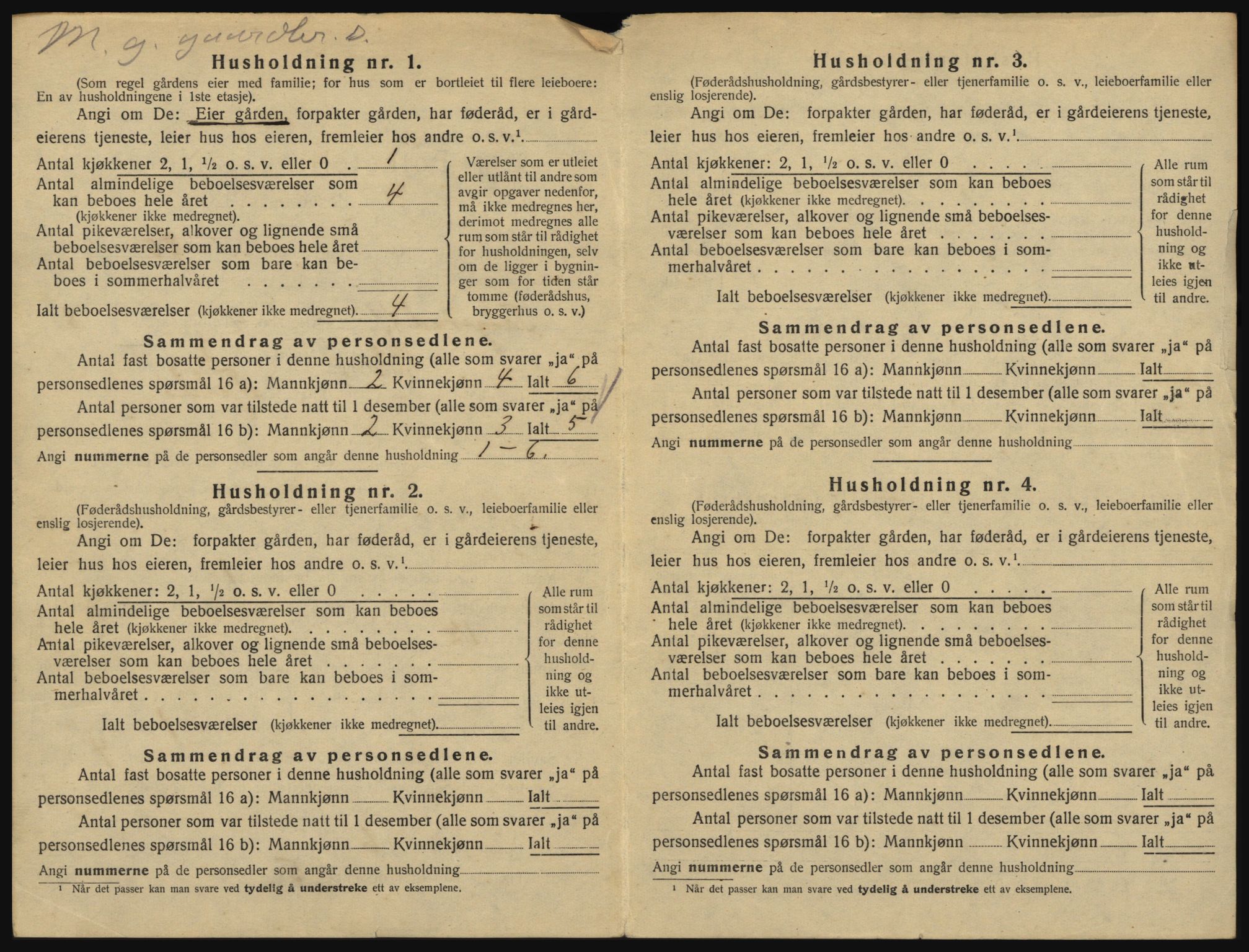 SAO, 1920 census for Trøgstad, 1920, p. 1397