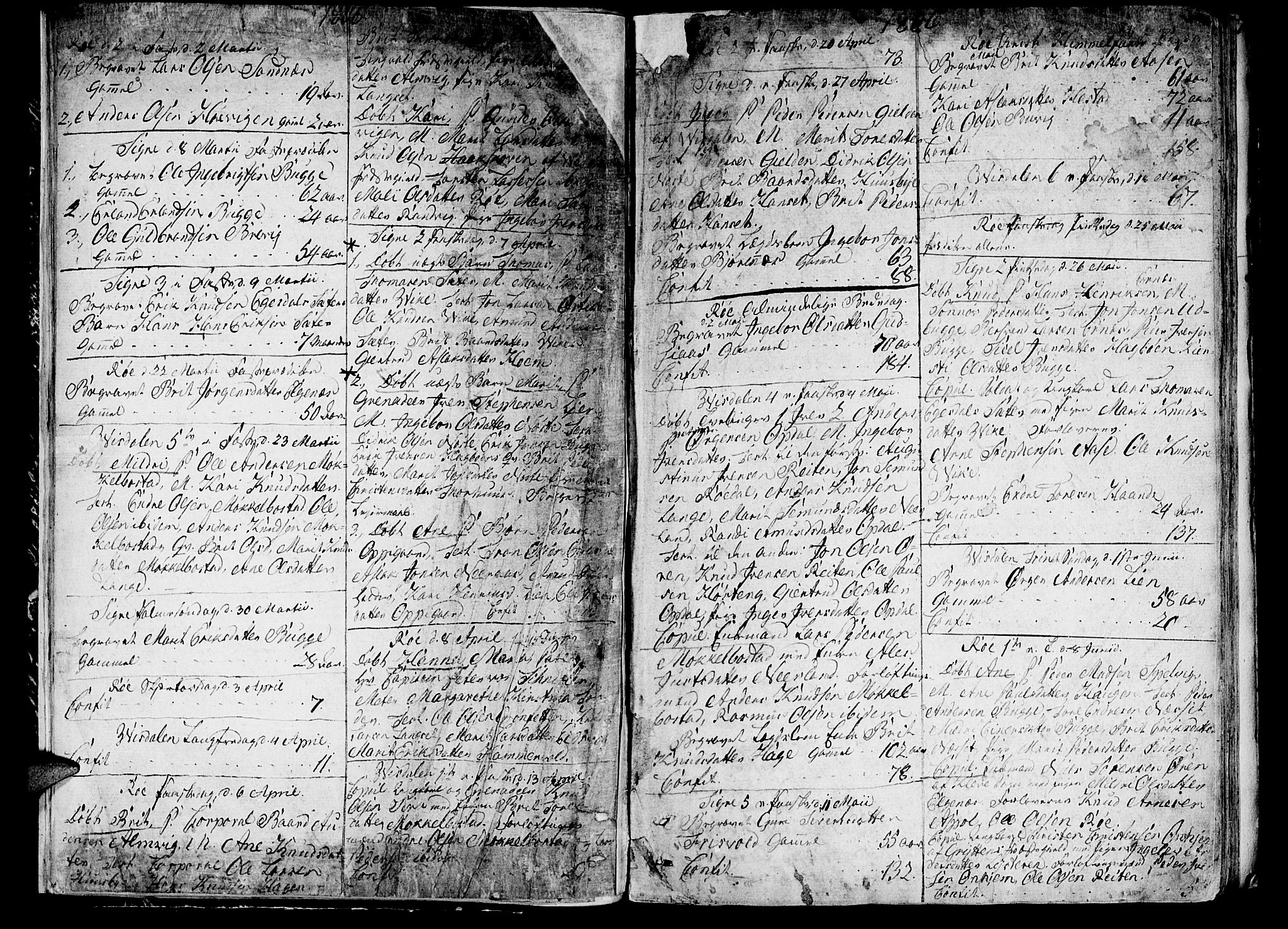 Ministerialprotokoller, klokkerbøker og fødselsregistre - Møre og Romsdal, AV/SAT-A-1454/551/L0622: Parish register (official) no. 551A02, 1804-1845, p. 20-21